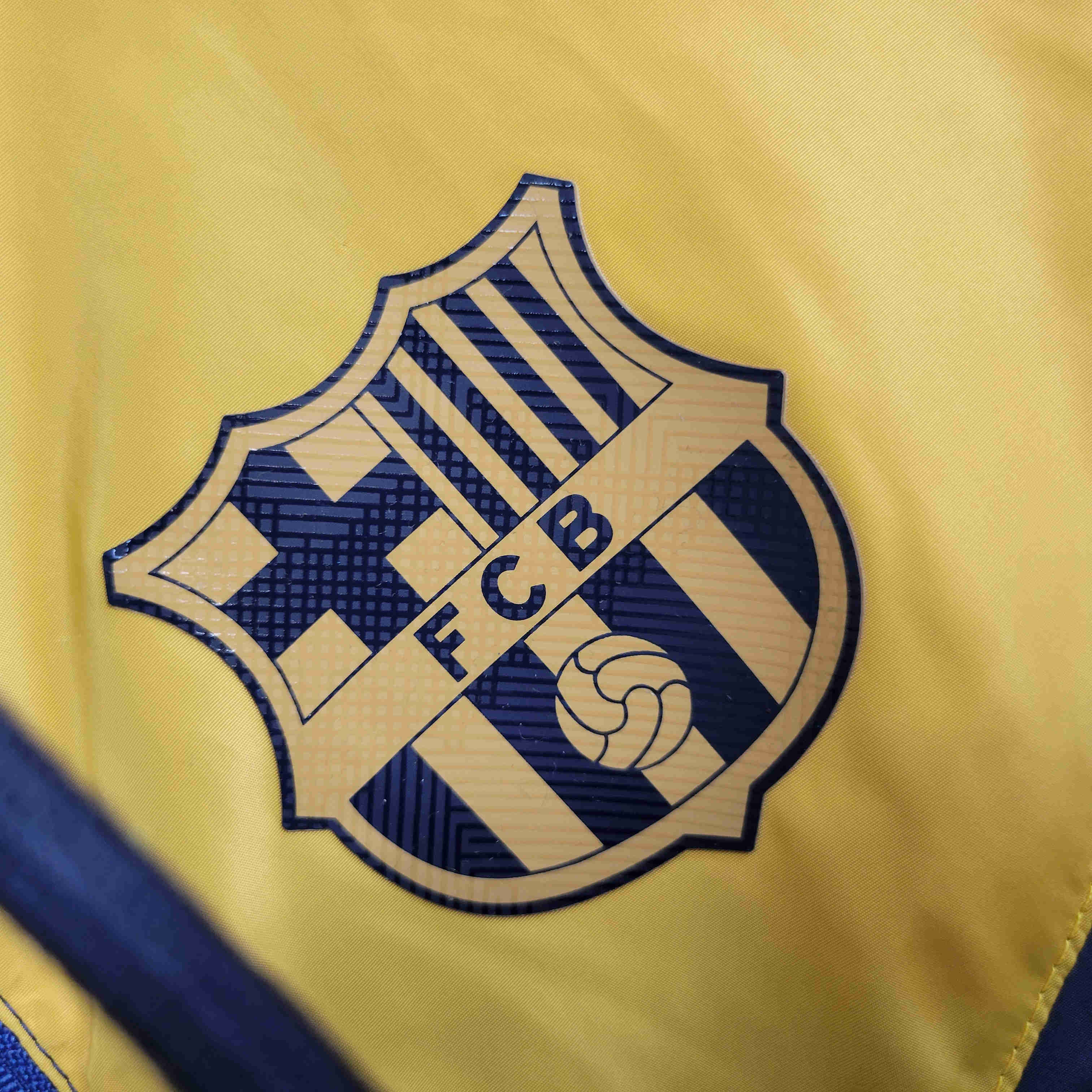 B.A.R.S.A 23-24 Red Royal Blue Yellow PlayerWindbreaker - SOCCERDEALSHOP