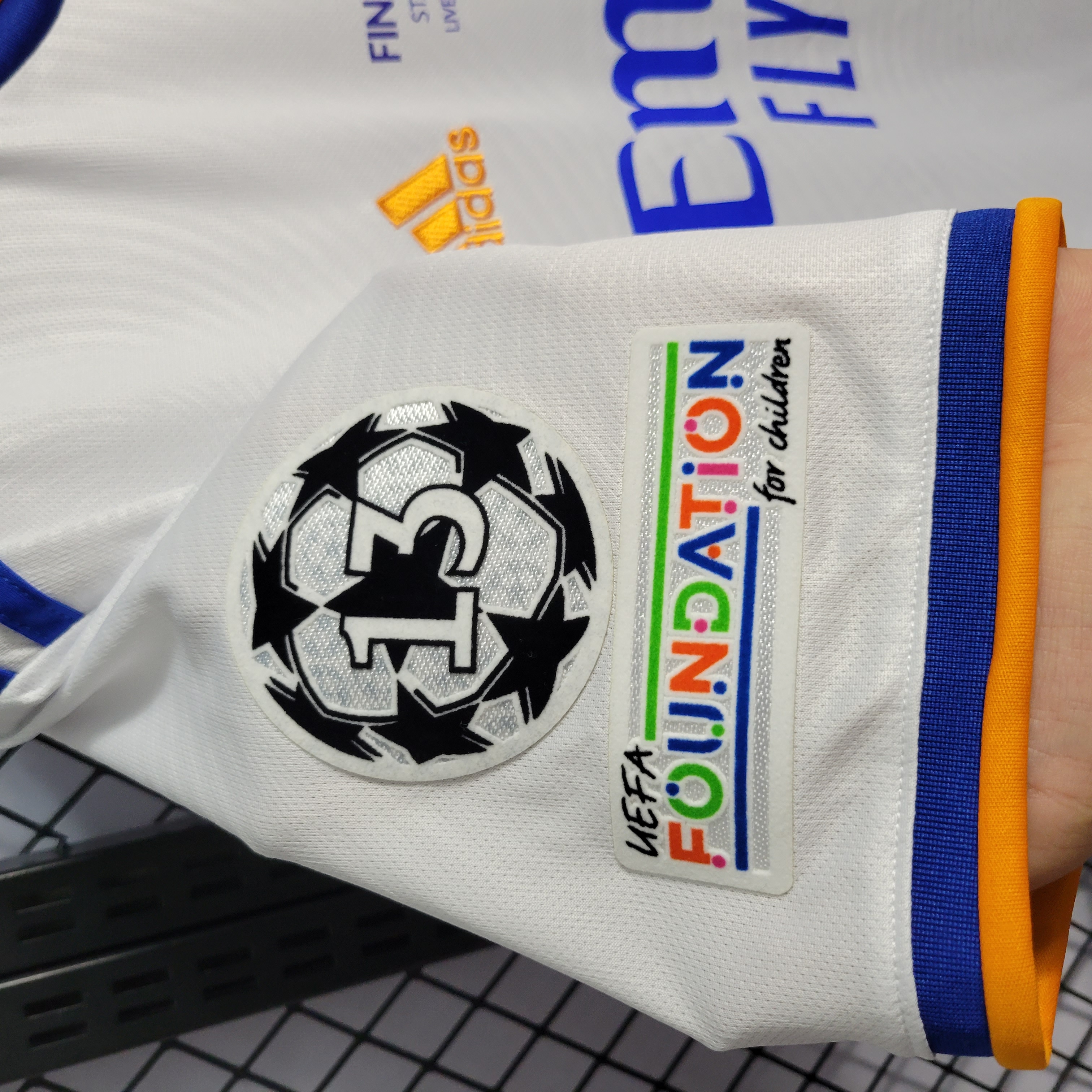 Retro Real Madrid 21-22 Home Stadium Jersey - Champions League Final - SOCCERDEALSHOP