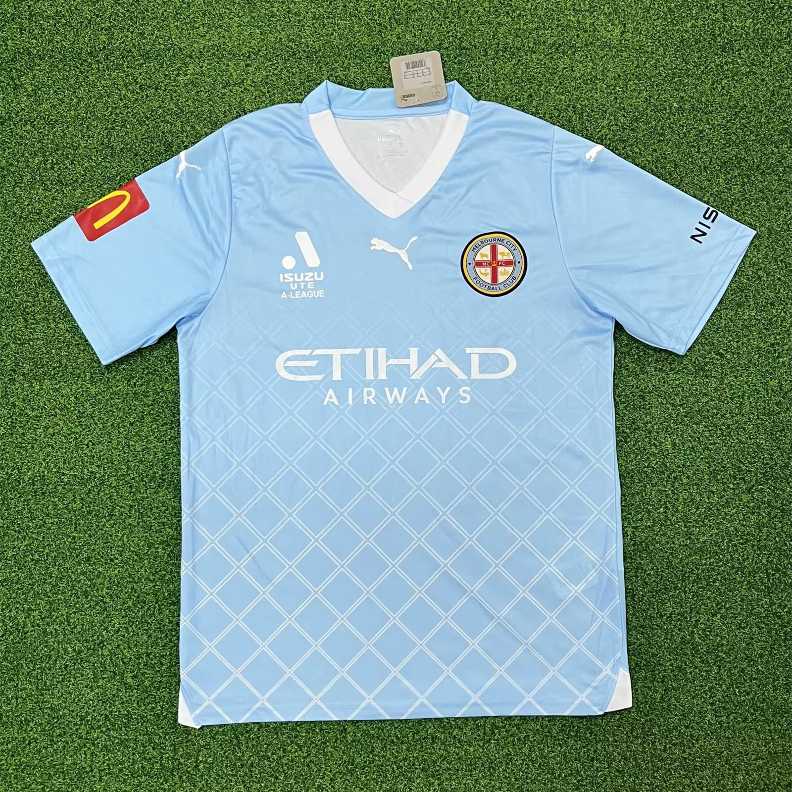 Melbourne City 23-24 Home Stadium Jersey - Fans Version - SOCCERDEALSHOP