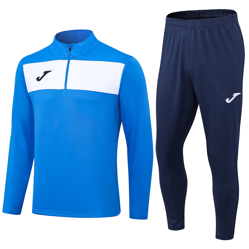Roma 23-24 Long Sleeve Training Set -Blue - SOCCERDEALSHOP