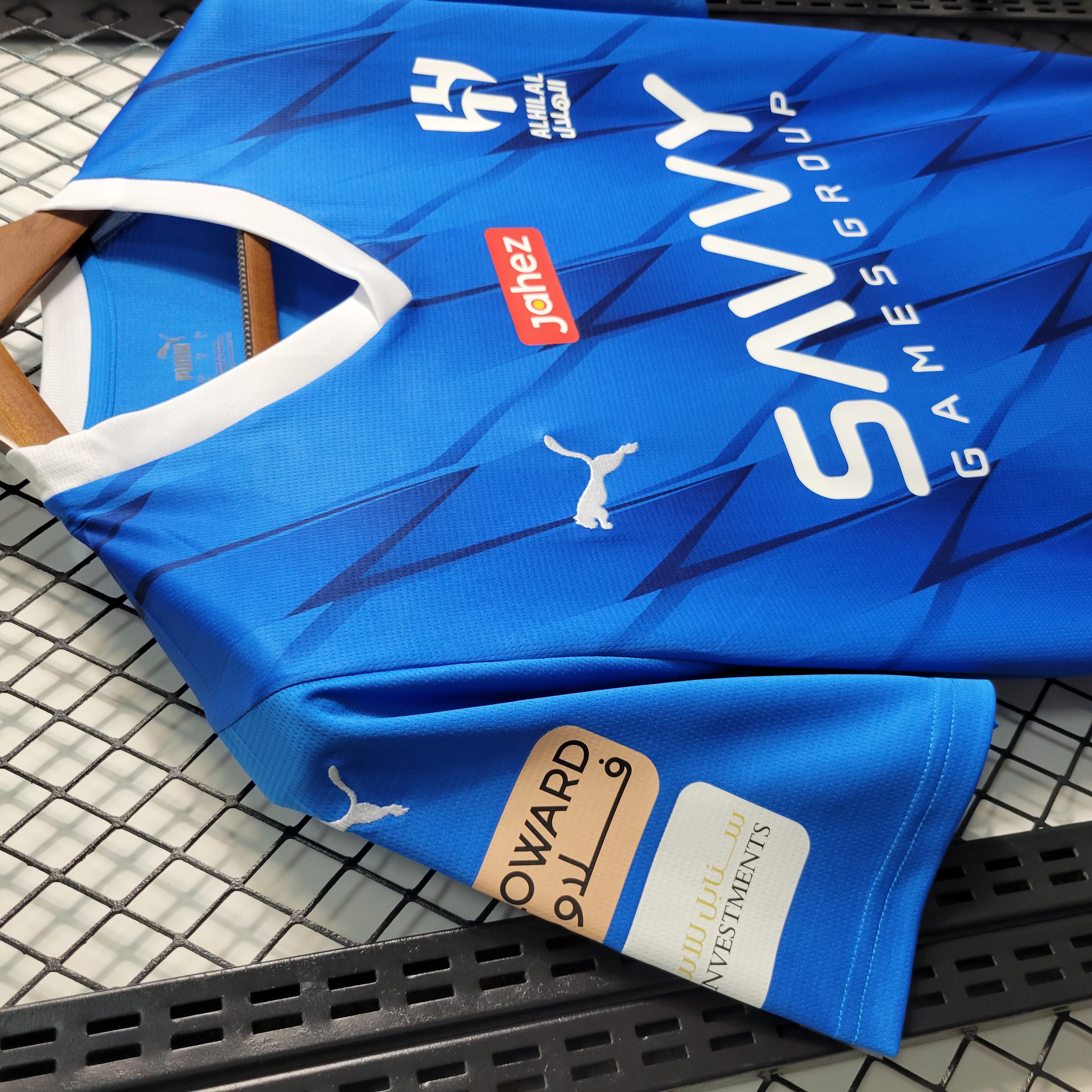 Al Hilal Riyadh Crescent 23-24 Home Jersey - Fans Version - SOCCERDEALSHOP