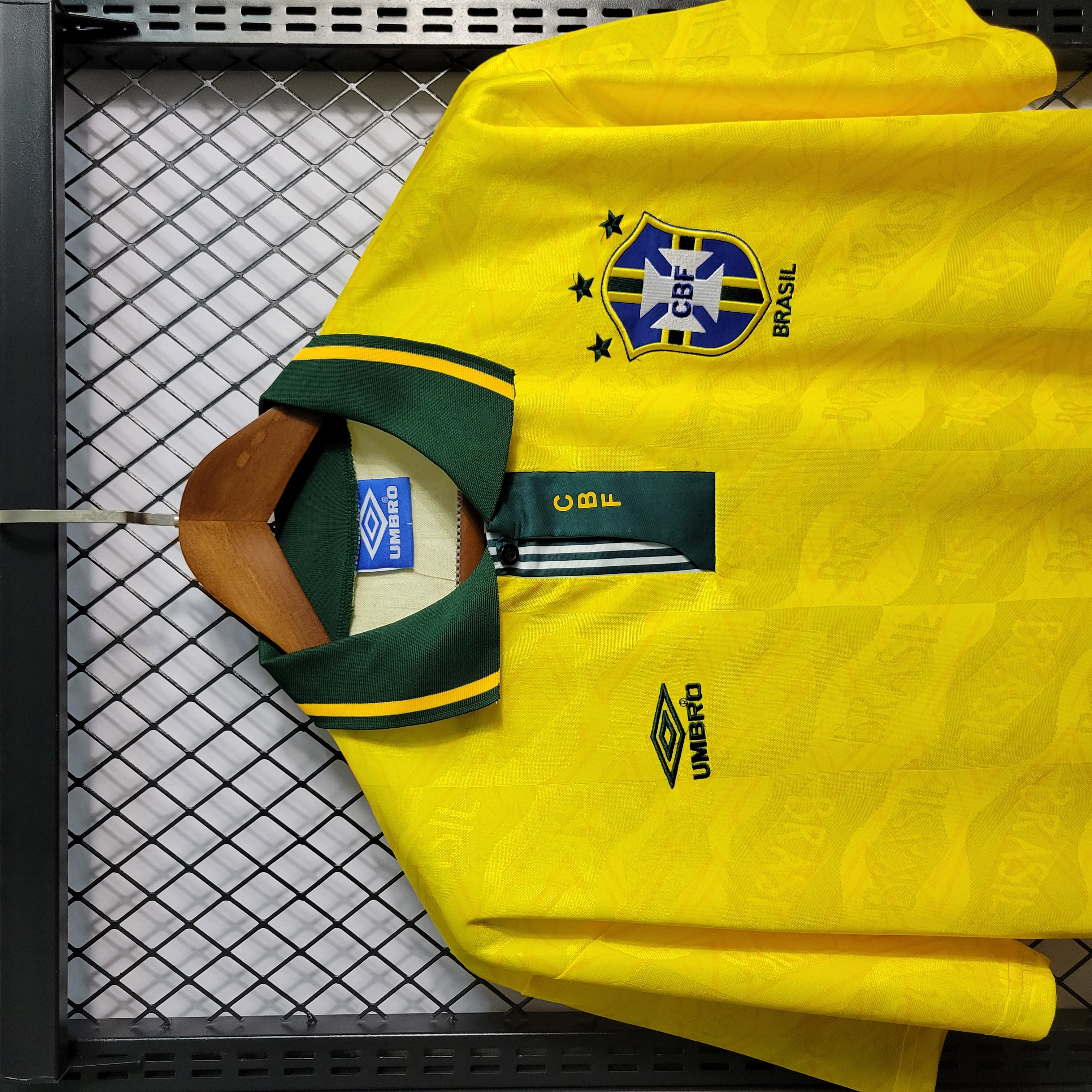 Retro Brazil 1991-93 Home Stadium Jersey - SOCCERDEALSHOP