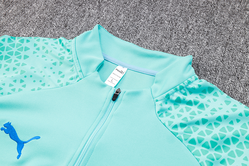 Marseille 23-24 Long Sleeve Training Set -Light Blue - SOCCERDEALSHOP