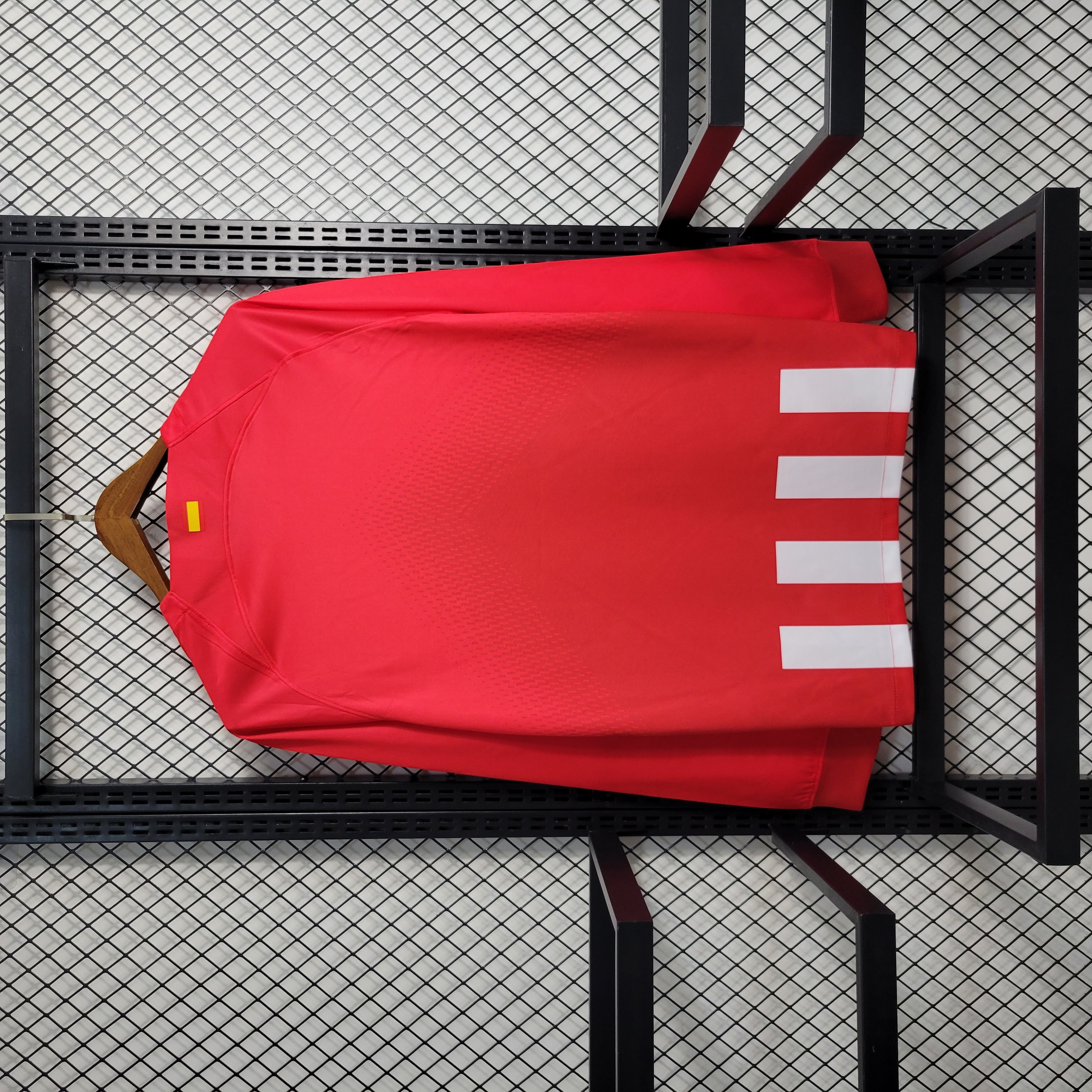 23/24 Atletico Madrid Home Long Sleeve Fans Jersey - SOCCERDEALSHOP