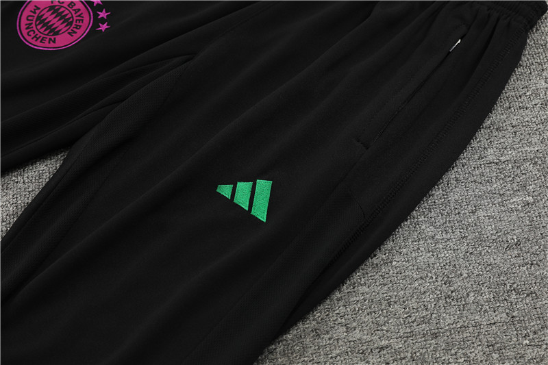 Bayern Munich 23-24 Long Sleeve Training Set -Black - SOCCERDEALSHOP