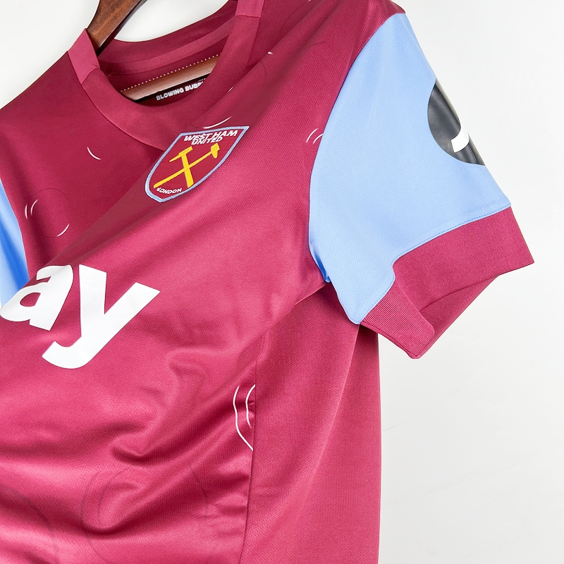 West Ham United 23-24 Home Stadium Jersey - Fans Version - SOCCERDEALSHOP
