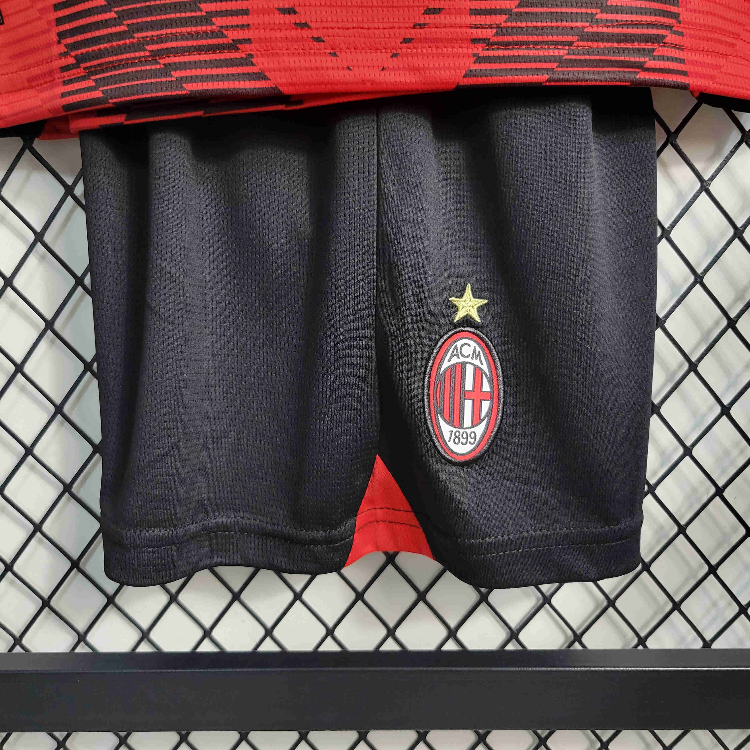 AC Milan 23-24 Home Kids Kit - SOCCERDEALSHOP