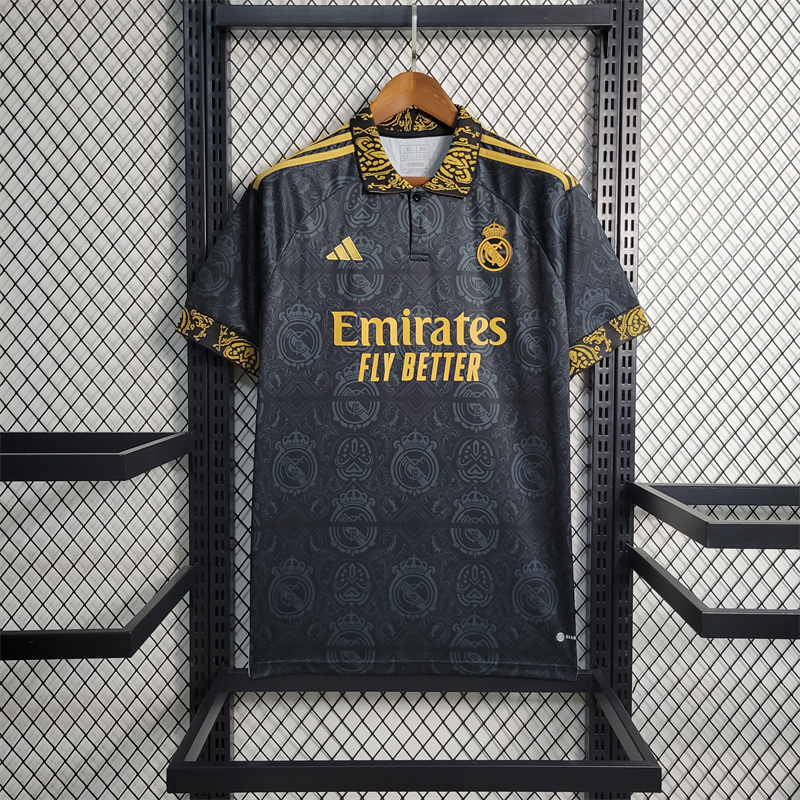 23/24 Real Madrid Black Concept Edition Jersey - Fans Version - SOCCERDEALSHOP