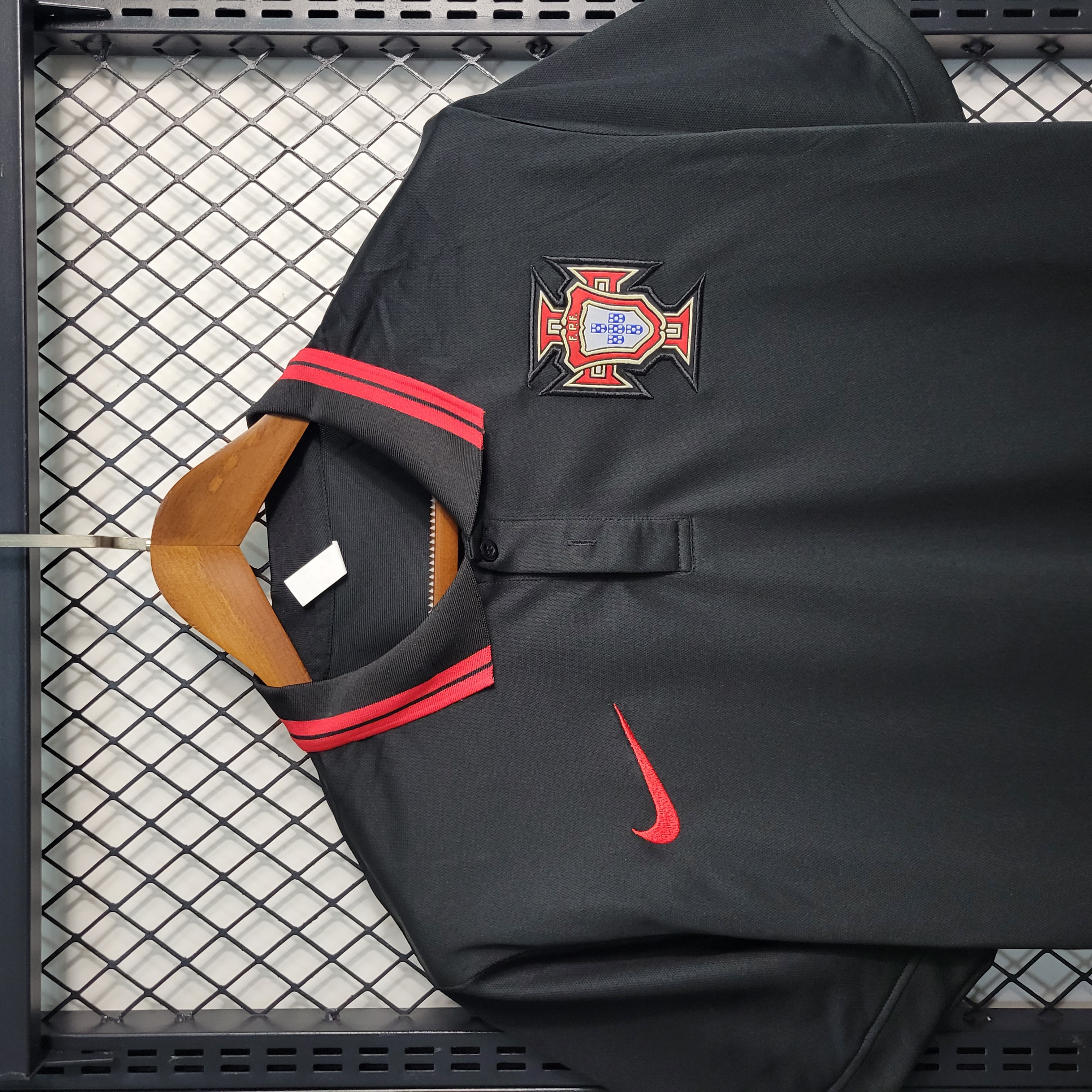 Portugal 23-24 Black Polo Shirt - SOCCERDEALSHOP