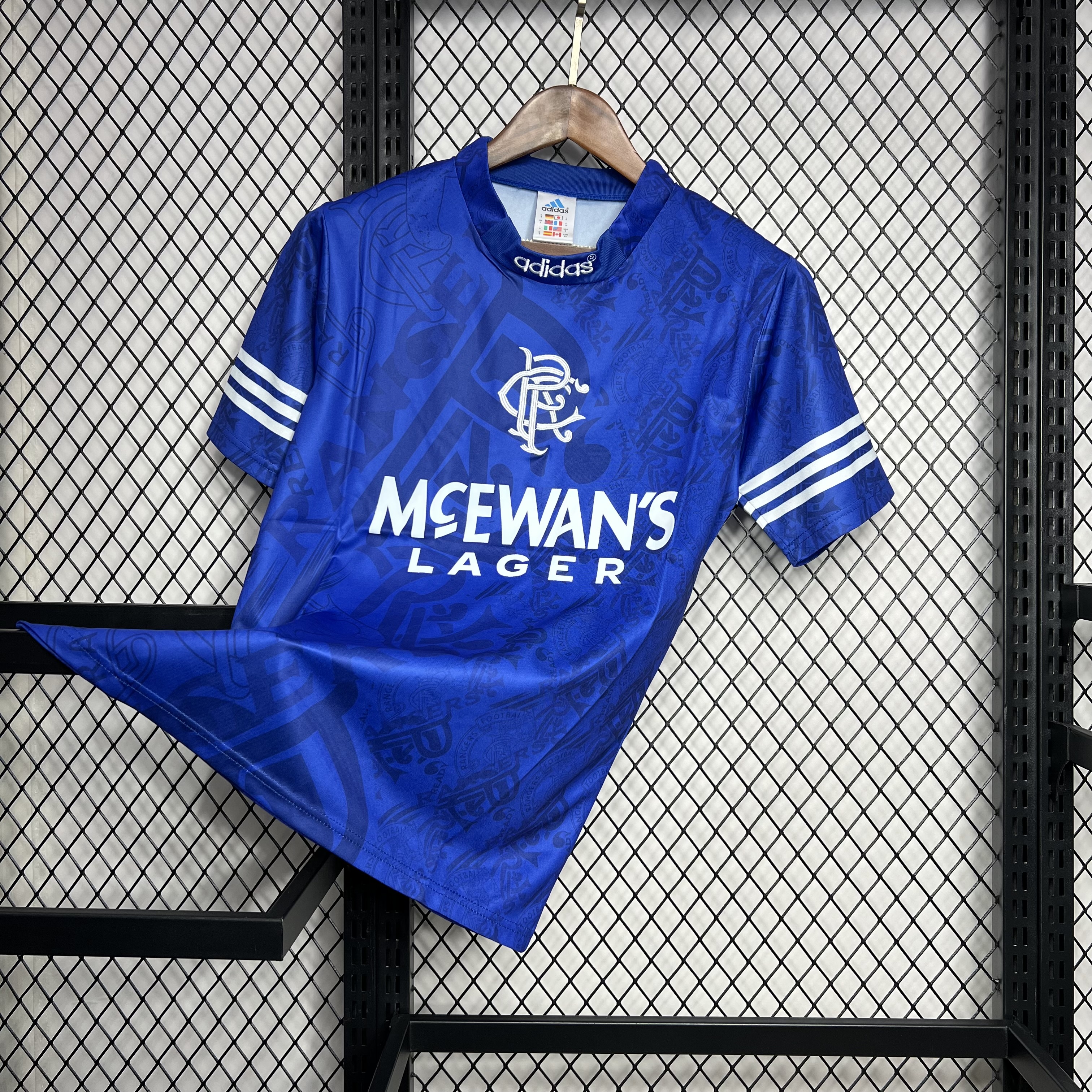 Retro Glasgow Rangers 1994-96 Home Stadium Jersey - SOCCERDEALSHOP