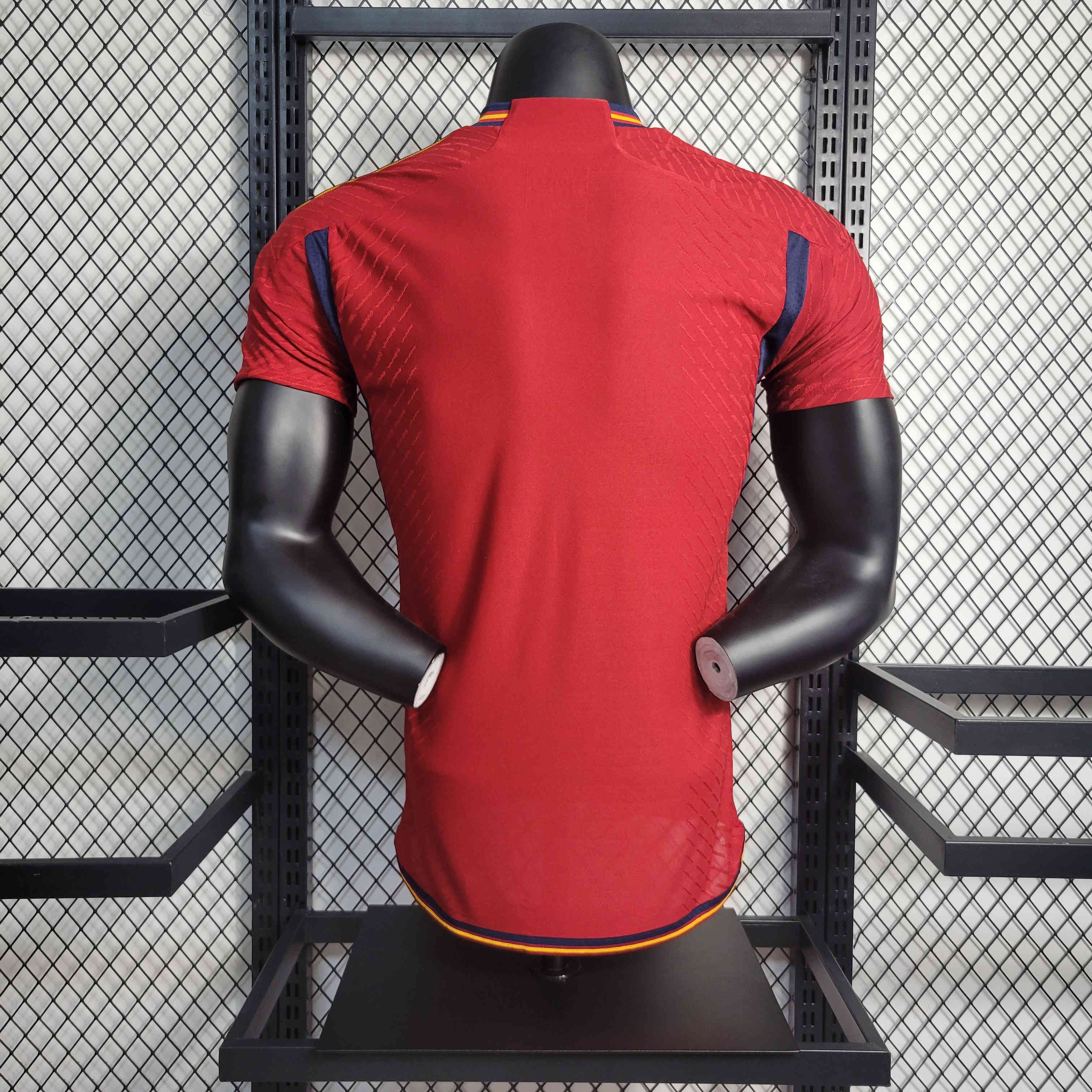 Spain 22-23 Home Jersey - Player Version - SOCCERDEALSHOP