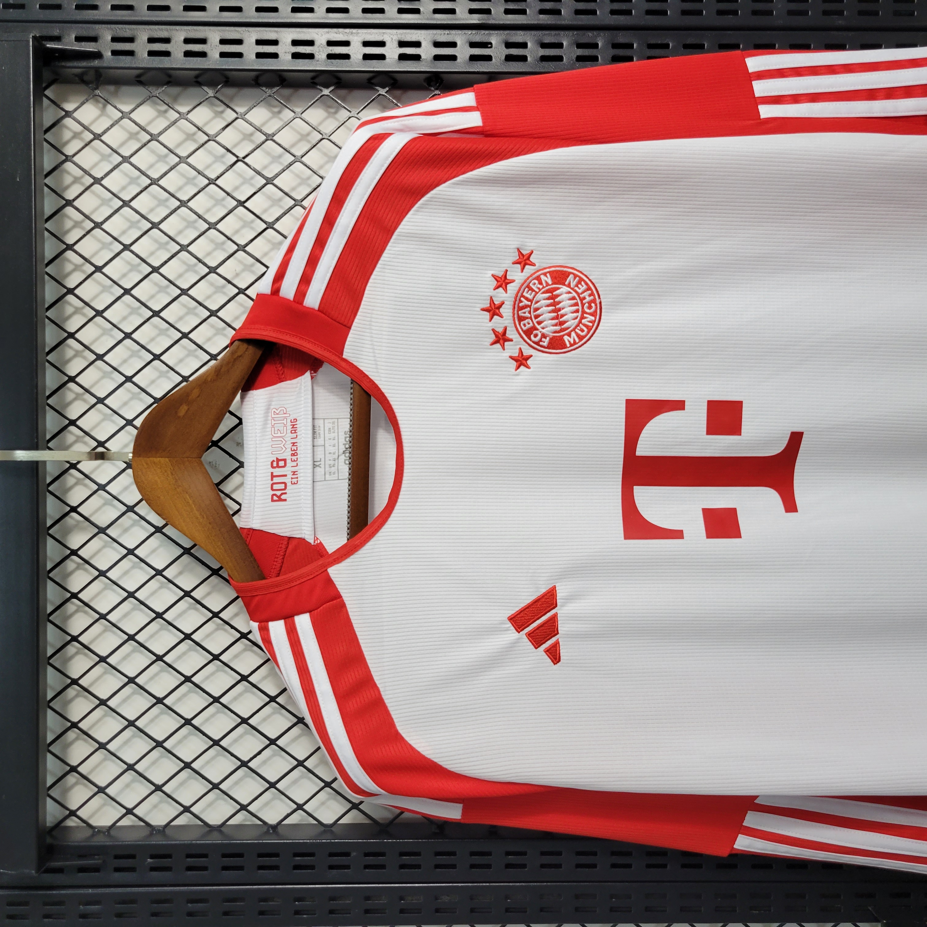 Bayern Munich 23-24 Home Long Sleeve Jersey - Fans Version - SOCCERDEALSHOP