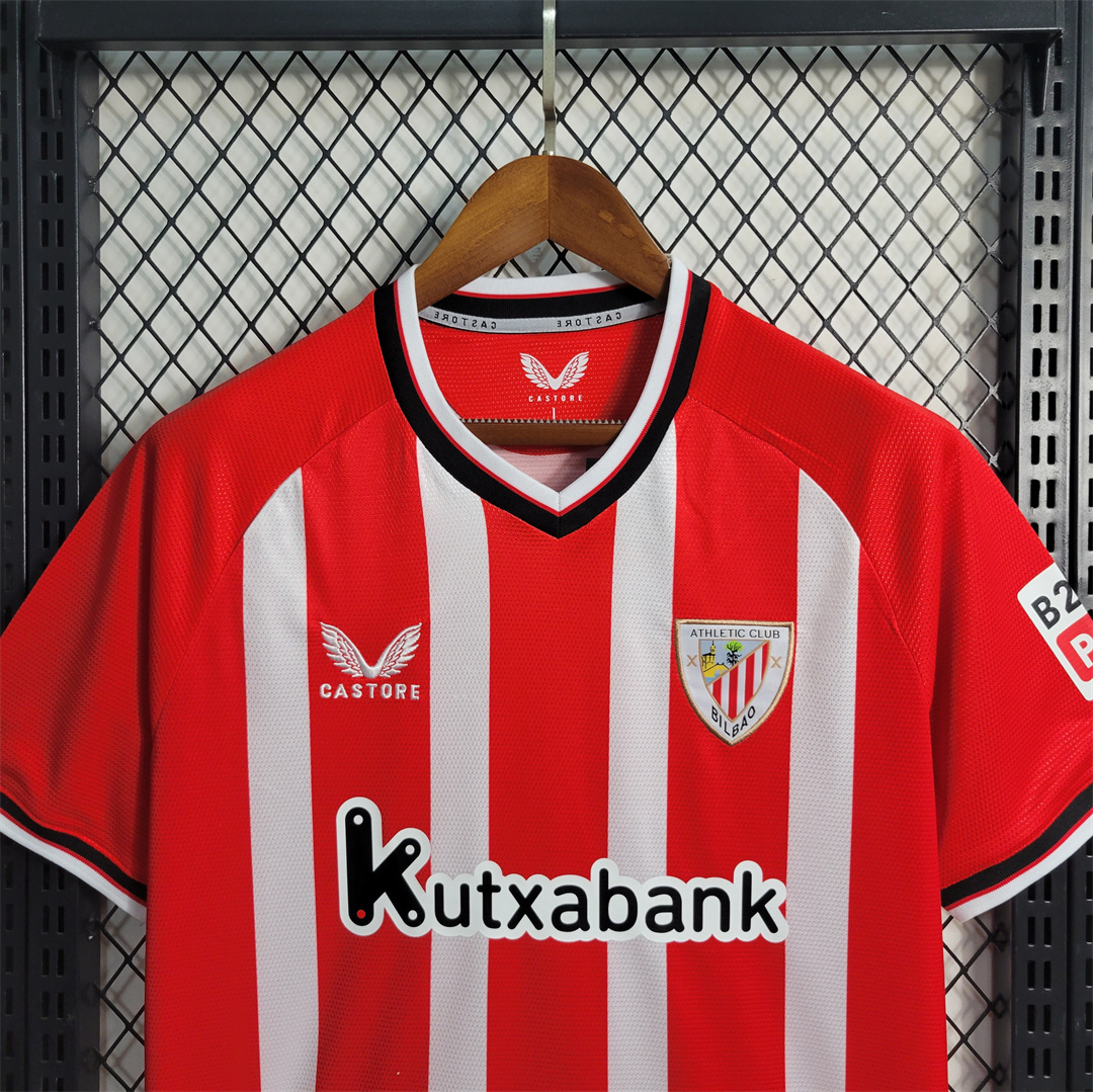 Athletic Bilbao 23-24 Home Stadium Jersey - Fans Version - SOCCERDEALSHOP