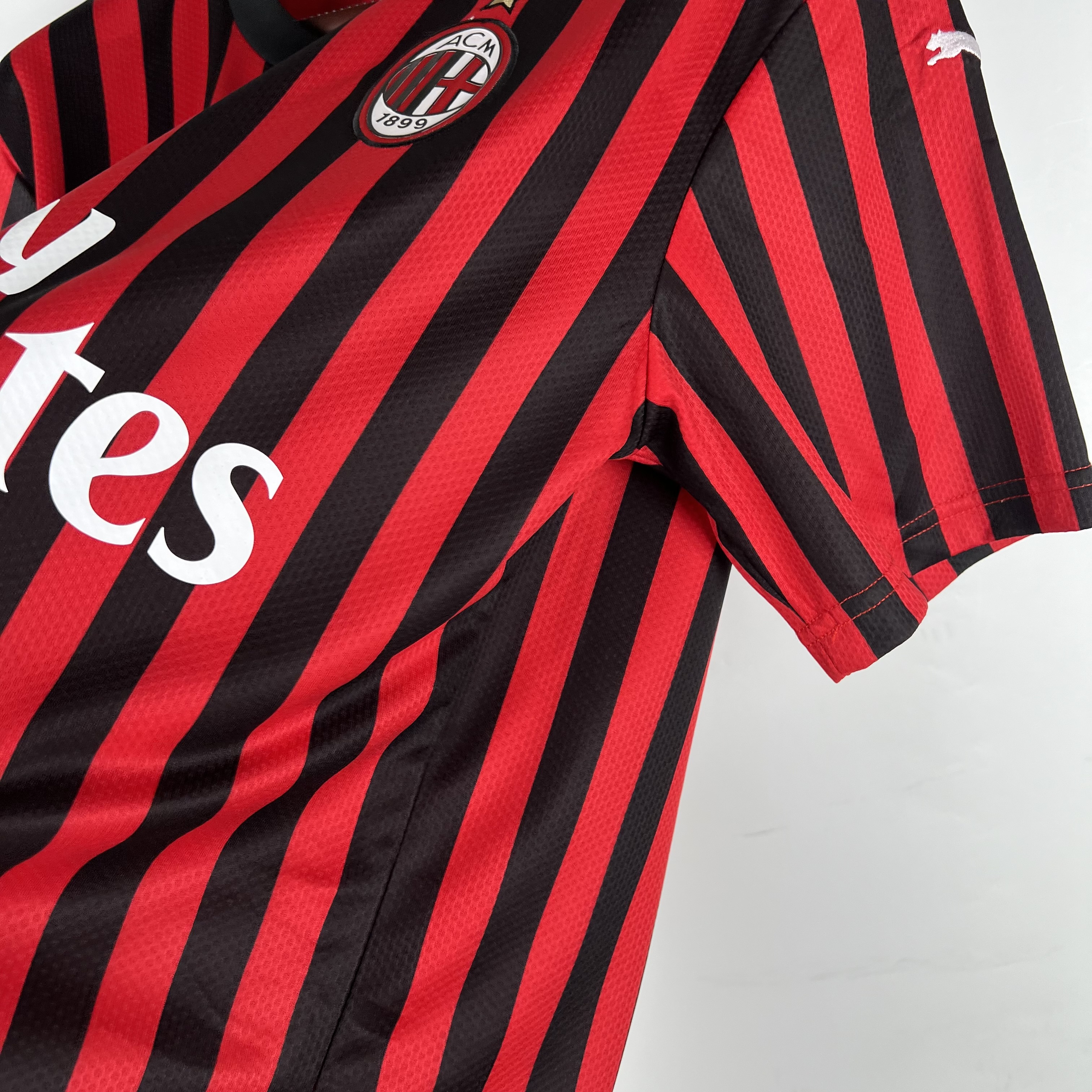 Retro AC Milan 2019-20 Home Stadium Jersey - SOCCERDEALSHOP