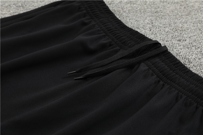 AC Milan 23-24 Long Sleeve Training Set -Black and Red - SOCCERDEALSHOP