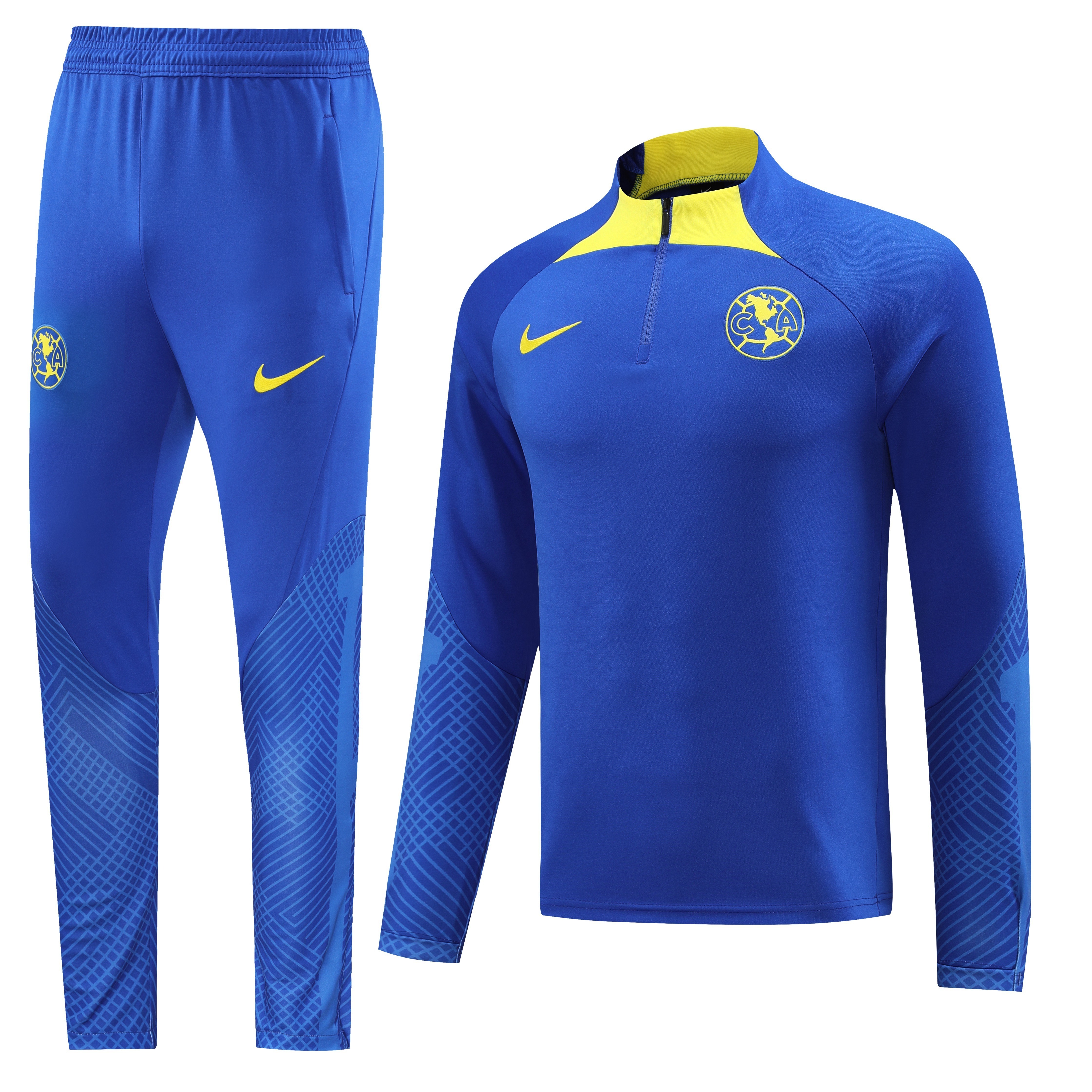 Club America 23-24 Long Sleeve Training Set -Dark blue - SOCCERDEALSHOP