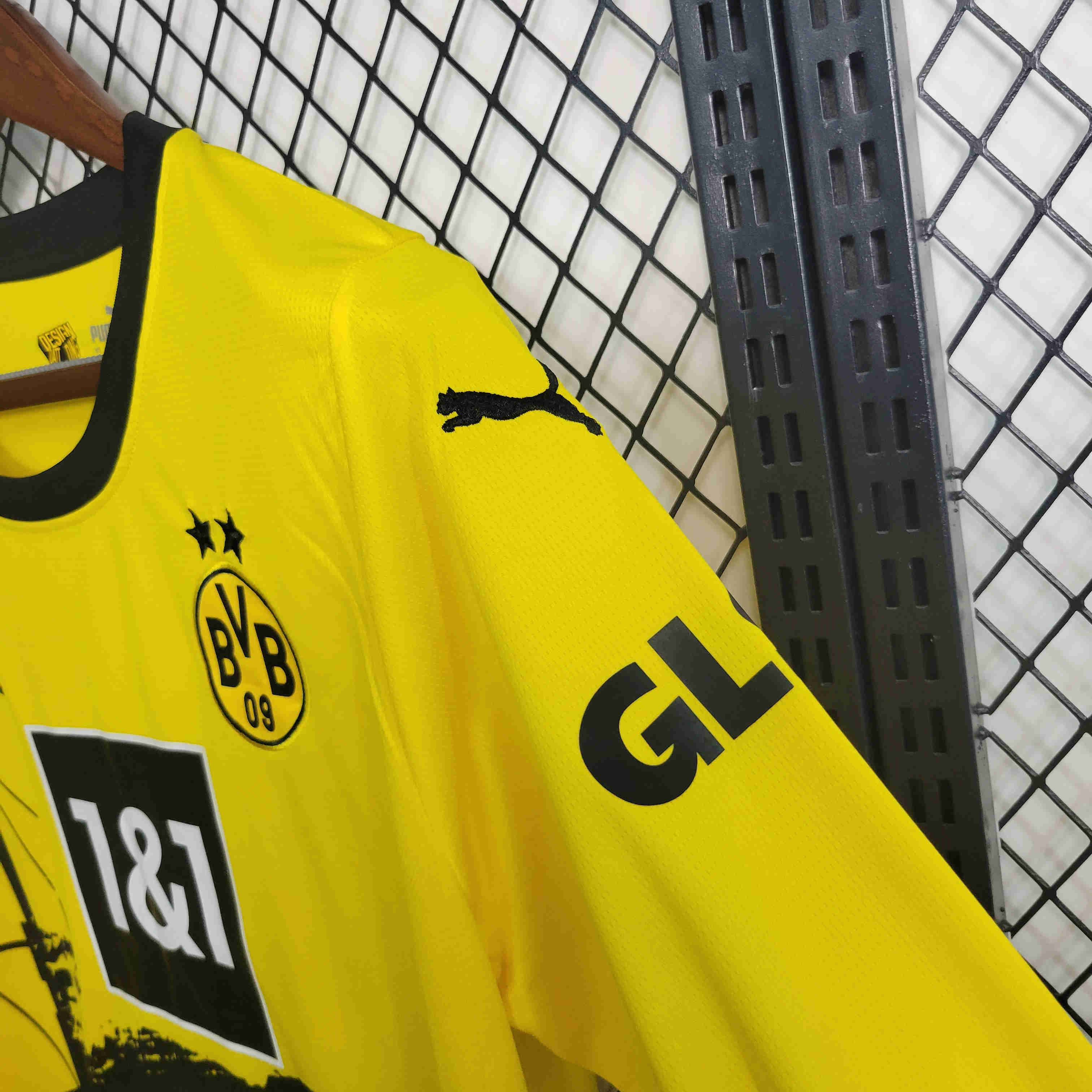 Dortmund 23/24 Home Home Long Sleeve Jersey - Fans Version - SOCCERDEALSHOP
