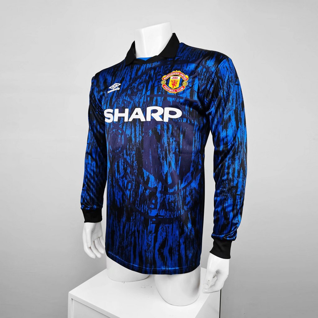 Manchester United Retro 92-94 Away Long Sleeve Jersey - SOCCERDEALSHOP