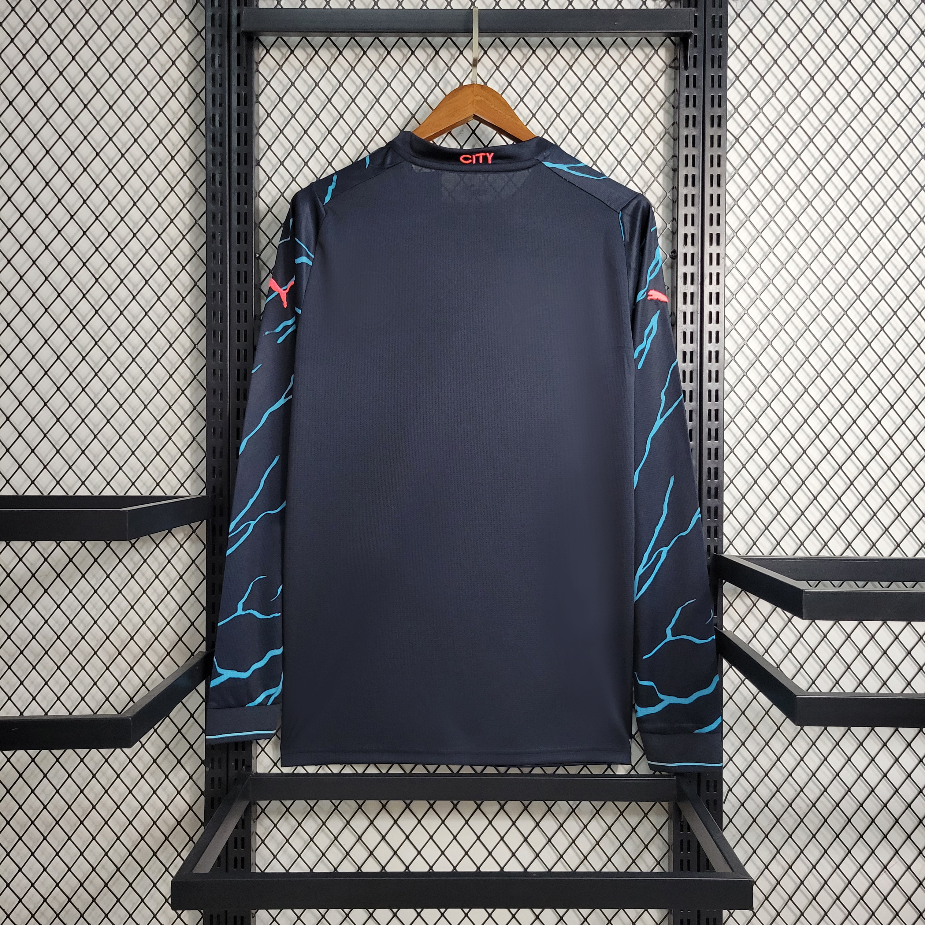 Manchester City 23-24 Third Long Sleeve Jersey - Fans Version - SOCCERDEALSHOP