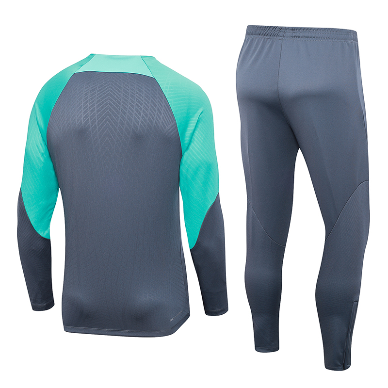 B.A.R.S.A 23-24 Long Sleeve Training Set - Grey - SOCCERDEALSHOP