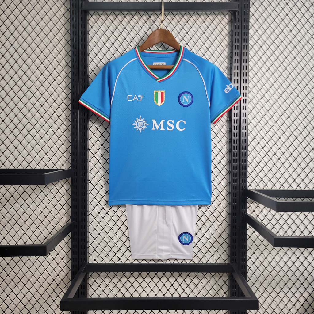 Napoli 23-24 Home Kids Kit - SOCCERDEALSHOP