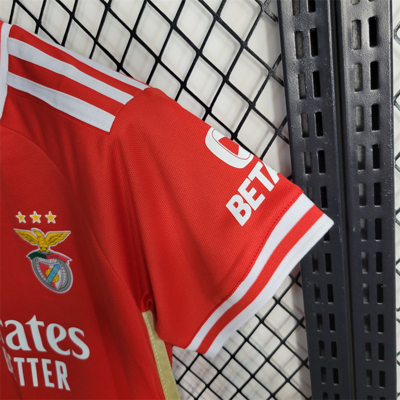 Benfica 23-24 Home Kids Kit - SOCCERDEALSHOP