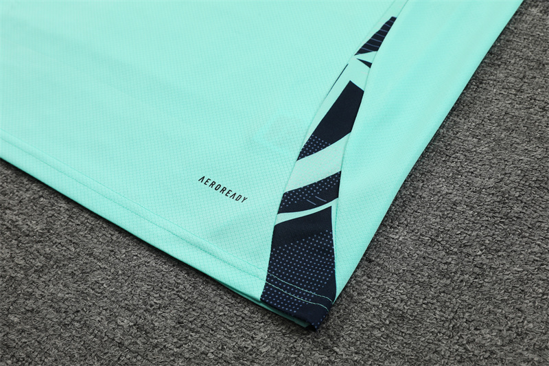 Real Madrid 24-25 Short-Sleeve Training Set - Light Green - SOCCERDEALSHOP