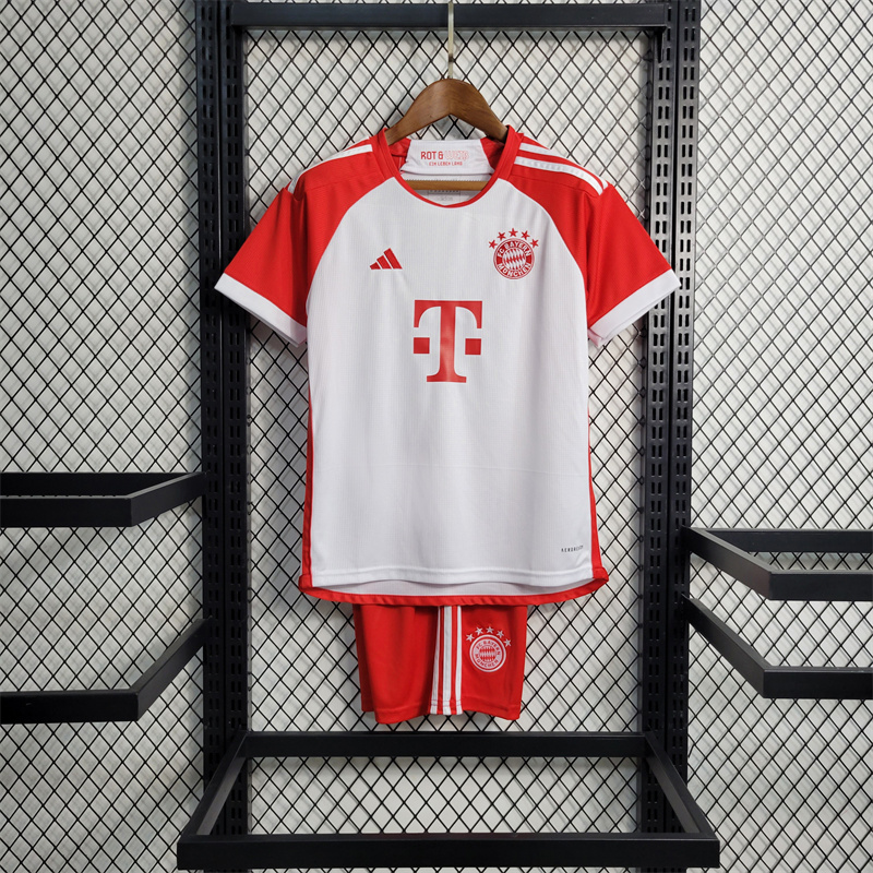 Bayern Munich 23-24 Home Kids Kit - SOCCERDEALSHOP