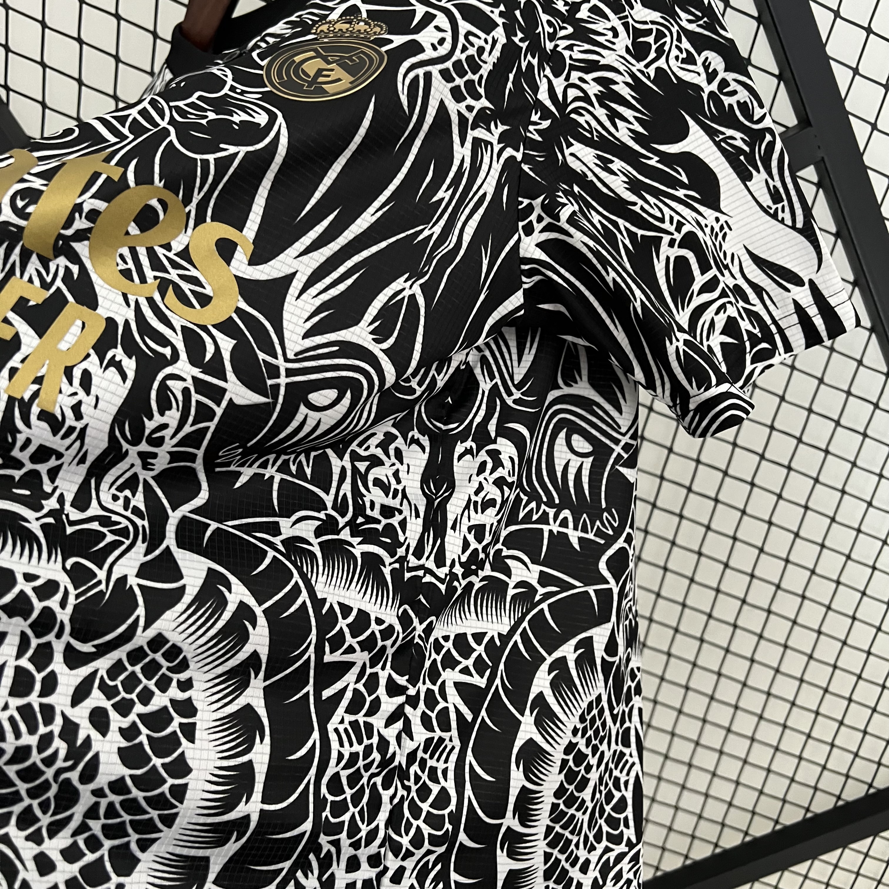 Real Madrid 23-24 Dragon Pattern Special Edition Jersey - Fans Version - SOCCERDEALSHOP