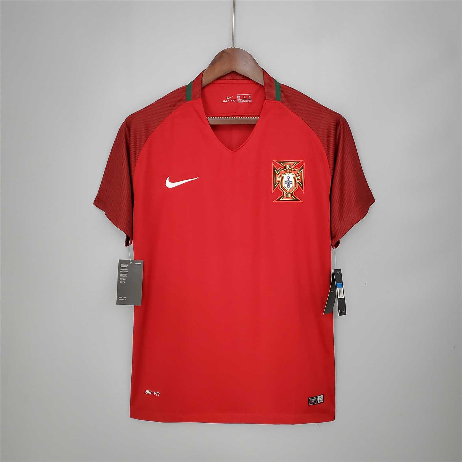 Retro Portugal 2016 Home Stadium Jersey - SOCCERDEALSHOP