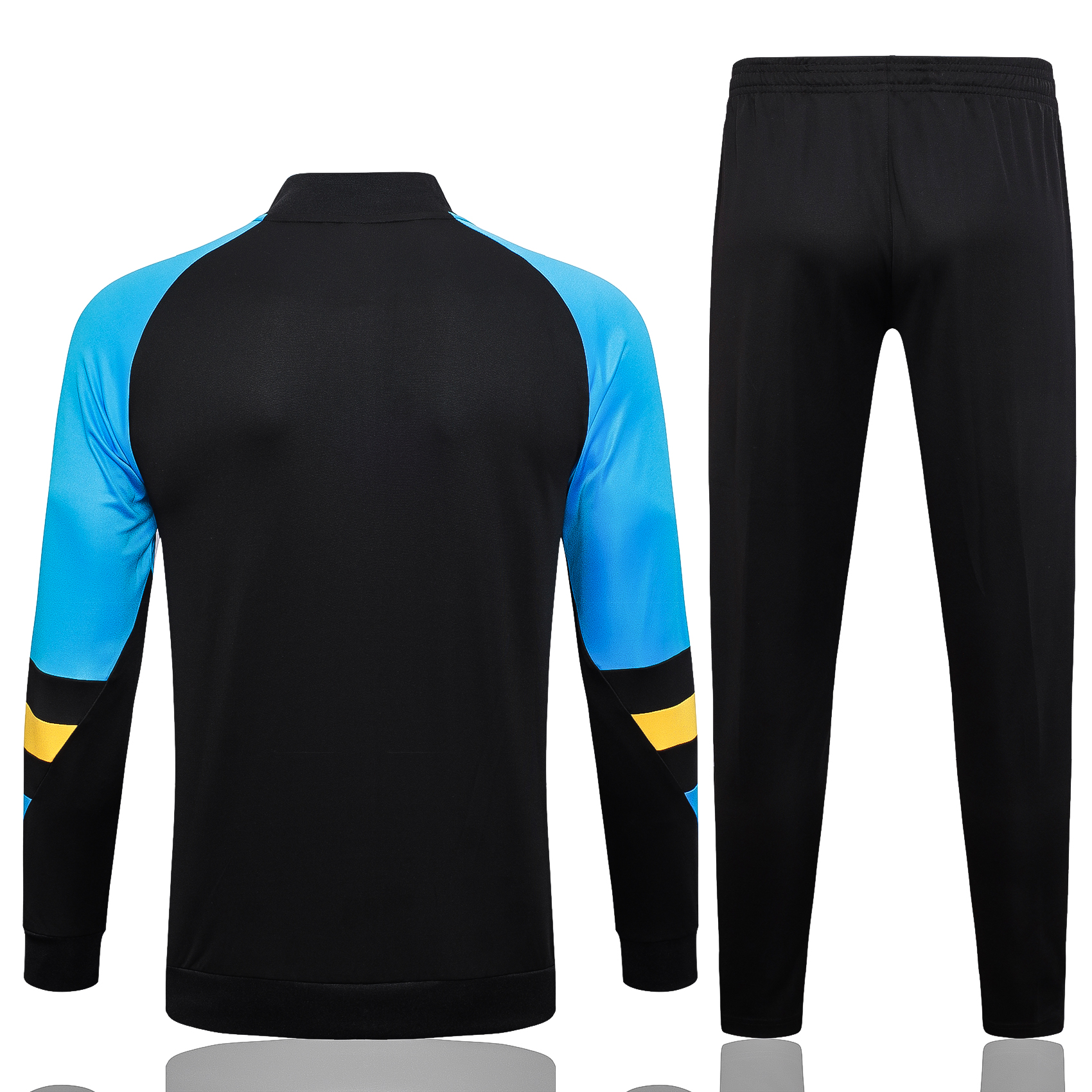 Bayern Munich 23-24 Long Sleeve Training Set -Black and Blue - SOCCERDEALSHOP