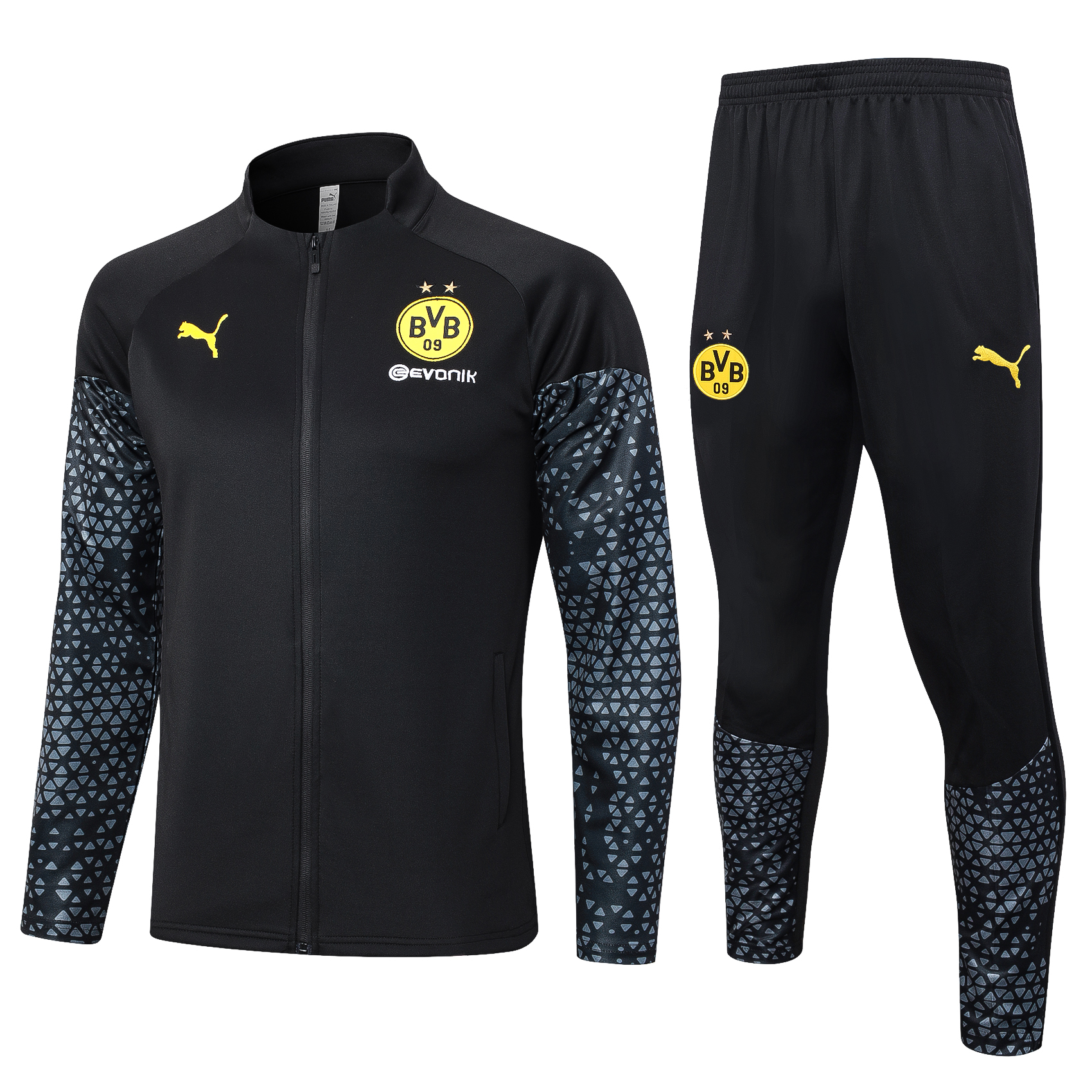 Dortmund 23-24 Jacket Training Tracksuit - Black - SOCCERDEALSHOP
