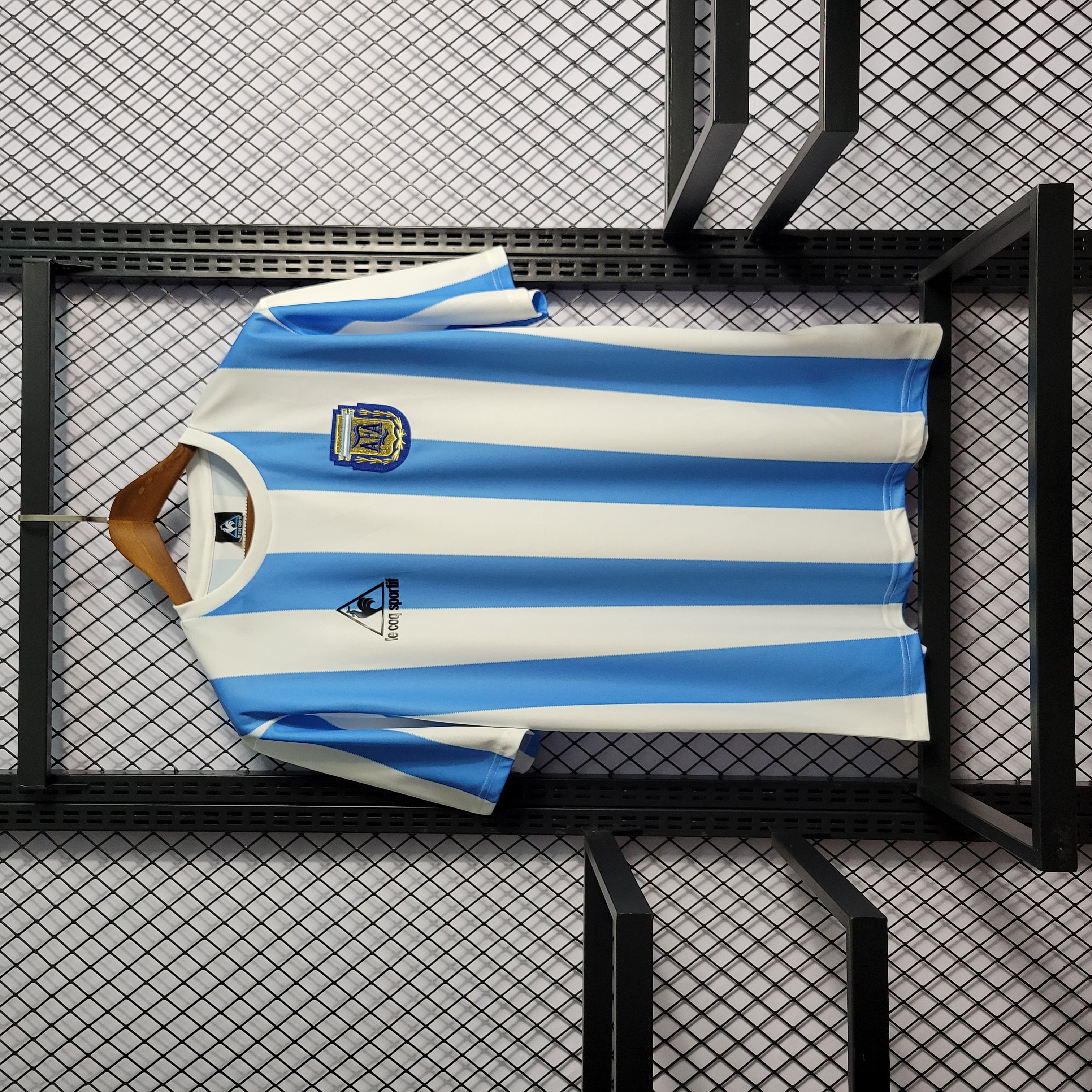 Retro Argentina 1986 Home Stadium Jersey - SOCCERDEALSHOP