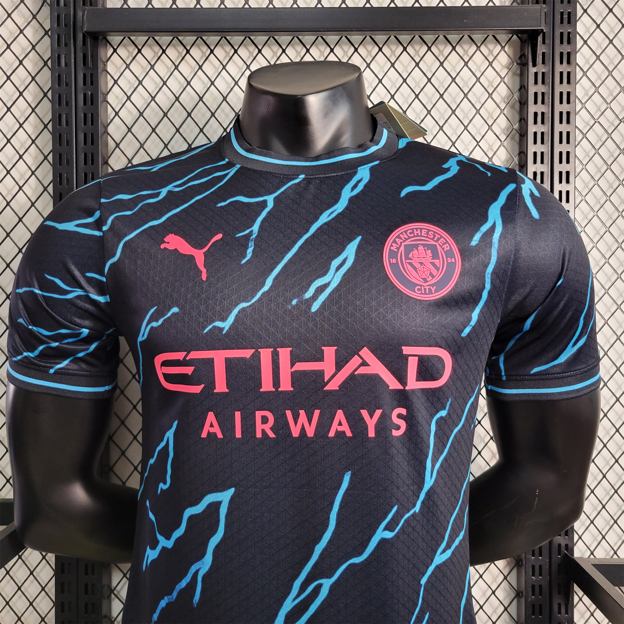 Manchester City 23-24 Third Jersey - Player Version - SOCCERDEALSHOP