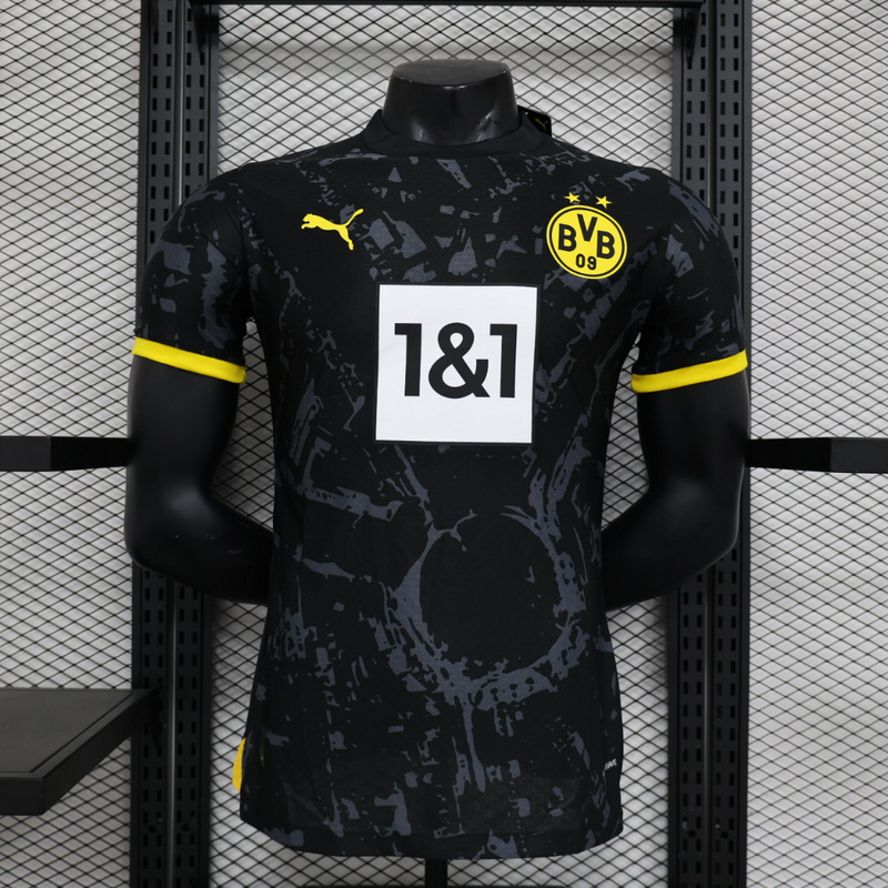 Dortmund 23-24 Away Jersey - Player Version - SOCCERDEALSHOP