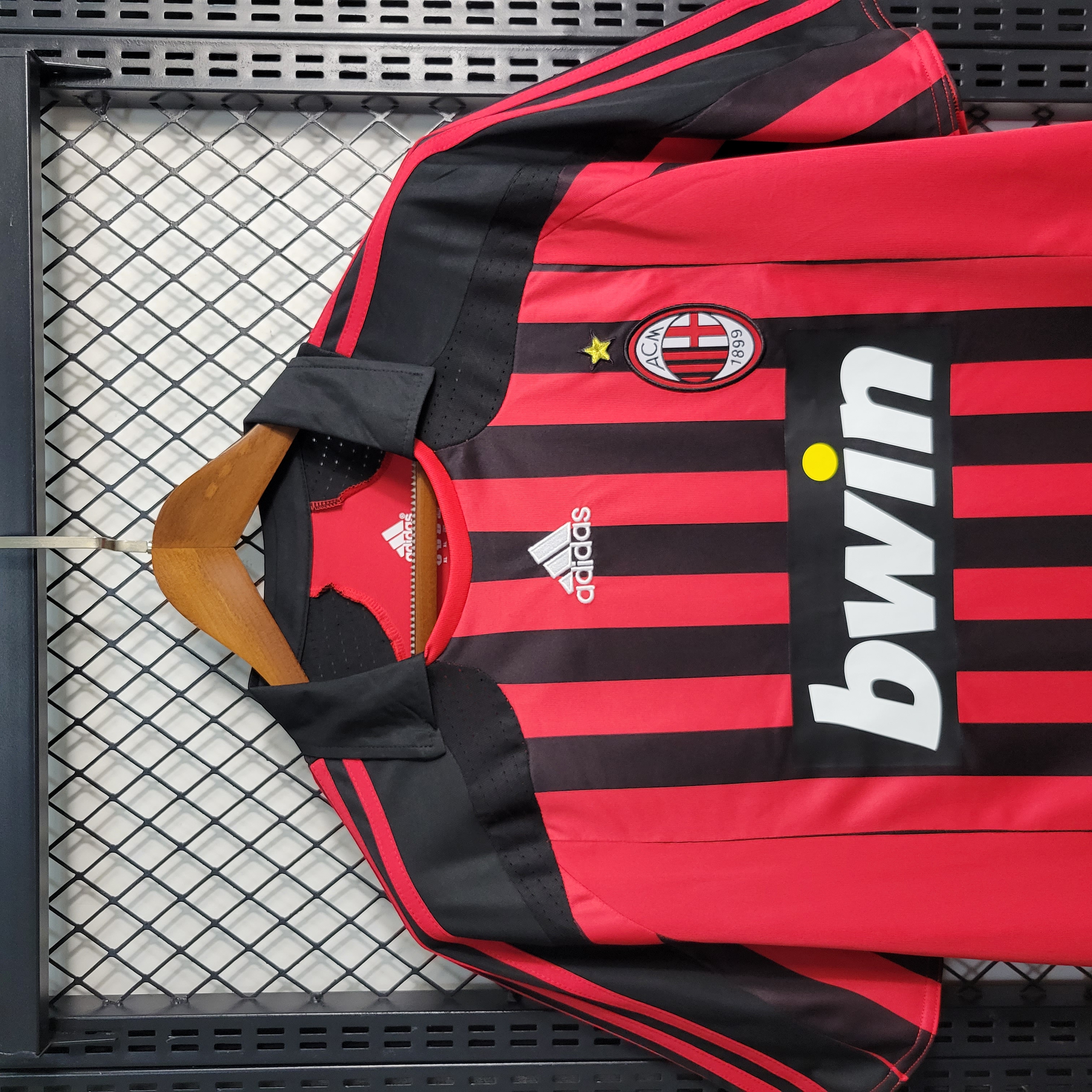 Retro AC Milan 2007-08 Home Stadium Jersey - SOCCERDEALSHOP