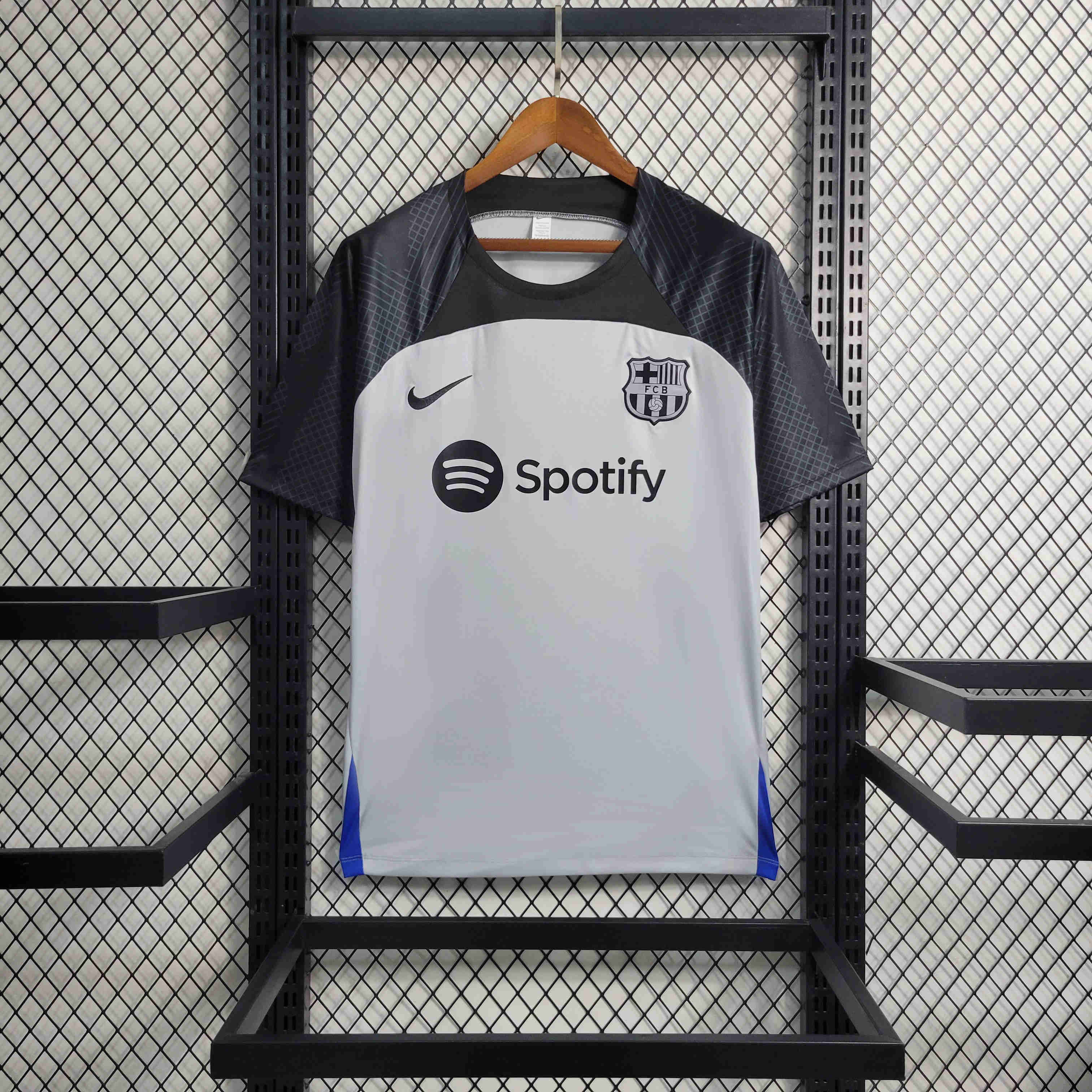 B.A.R.S.A 23/24 Grey Training Jersey - Fans Version - SOCCERDEALSHOP