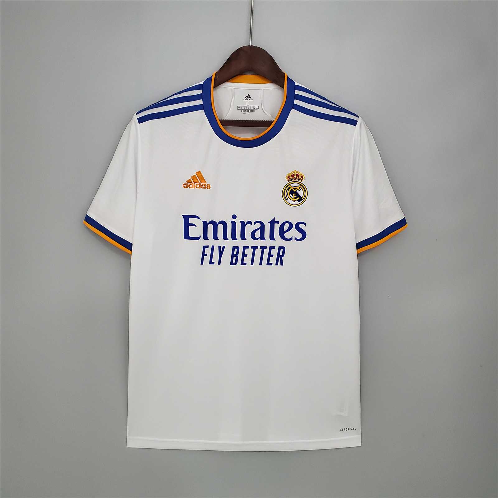 Real Madrid Retro 21-22 Home Jersey - SOCCERDEALSHOP