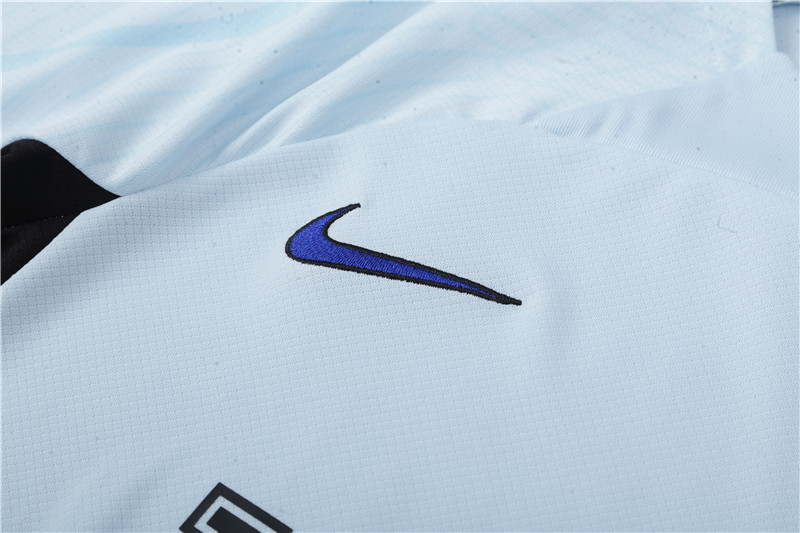 Inter Milan 23-24 Short Sleeve Training Set -Light Grey - SOCCERDEALSHOP