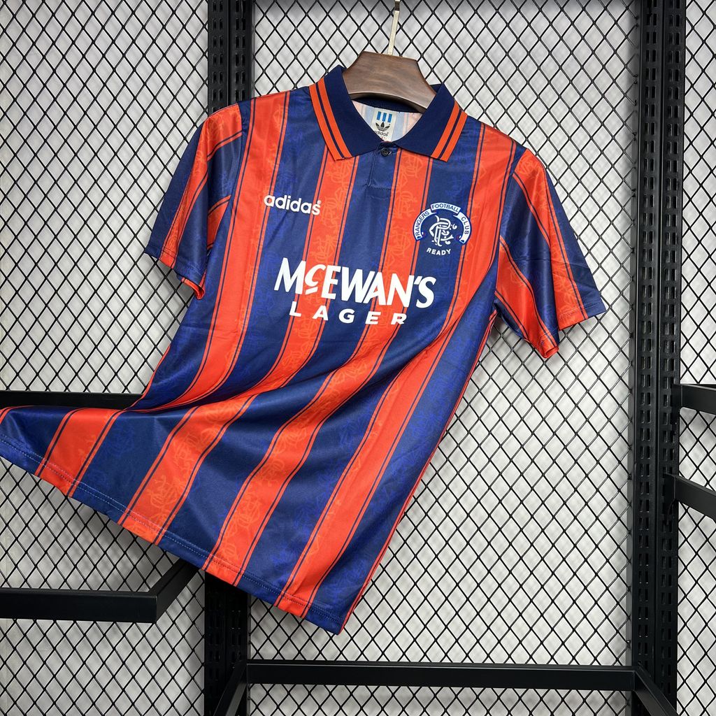 Retro Glasgow Rangers 1993-94 Away Stadium Jersey - SOCCERDEALSHOP