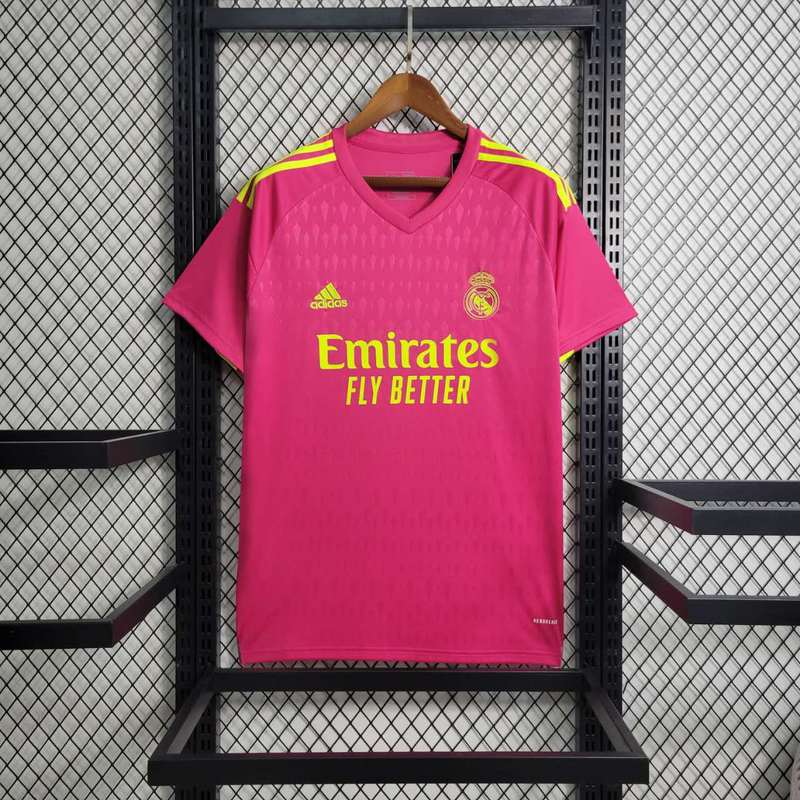 Real Madrid 23-24 Pink Goalkeeper Jersey - Fans Version - SOCCERDEALSHOP