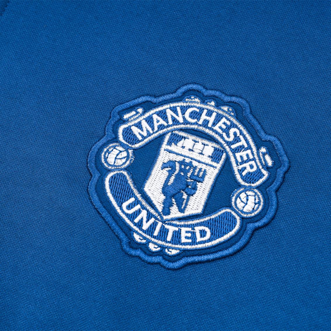 Manchester United 23-24 Men's Training Hoodie + Pants - Blue - SOCCERDEALSHOP