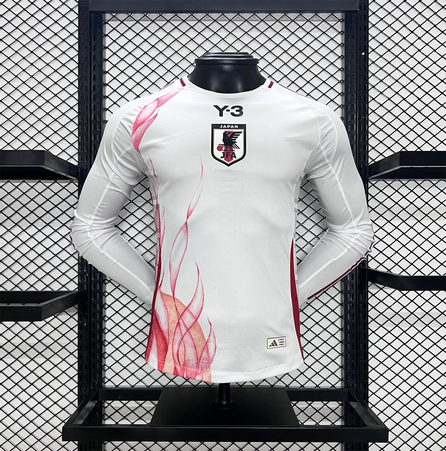 Japan 2024 Y3 Away Long Sleeve Jersey - Player Version - SOCCERDEALSHOP