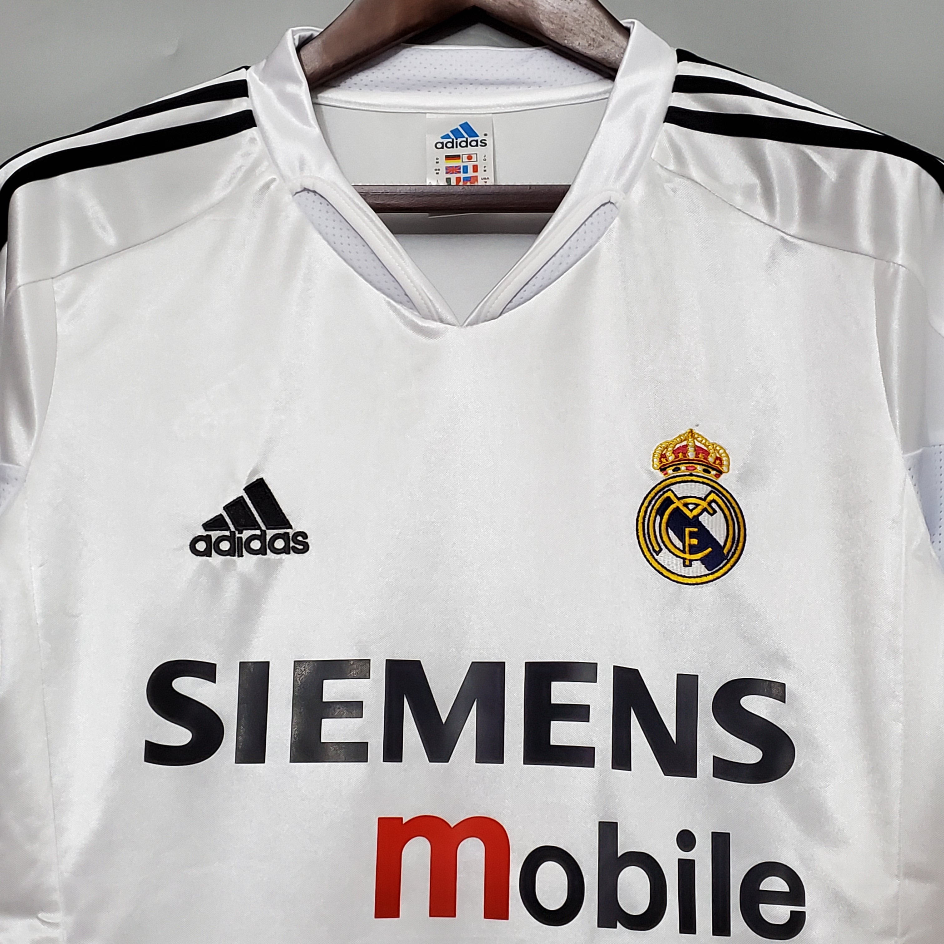 Retro Real Madrid 04-05 Home Stadium Jersey - SOCCERDEALSHOP