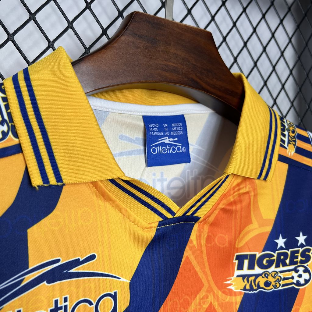 Retro Tigres UANL 1997-98 Home Stadium Jersey - SOCCERDEALSHOP