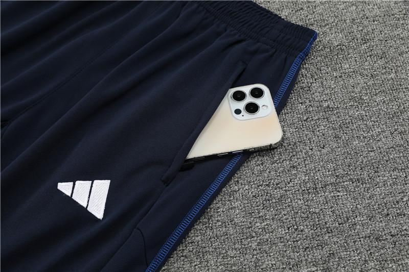 Algeria 23-24 Long Sleeve Training Set -Black and Blue - SOCCERDEALSHOP