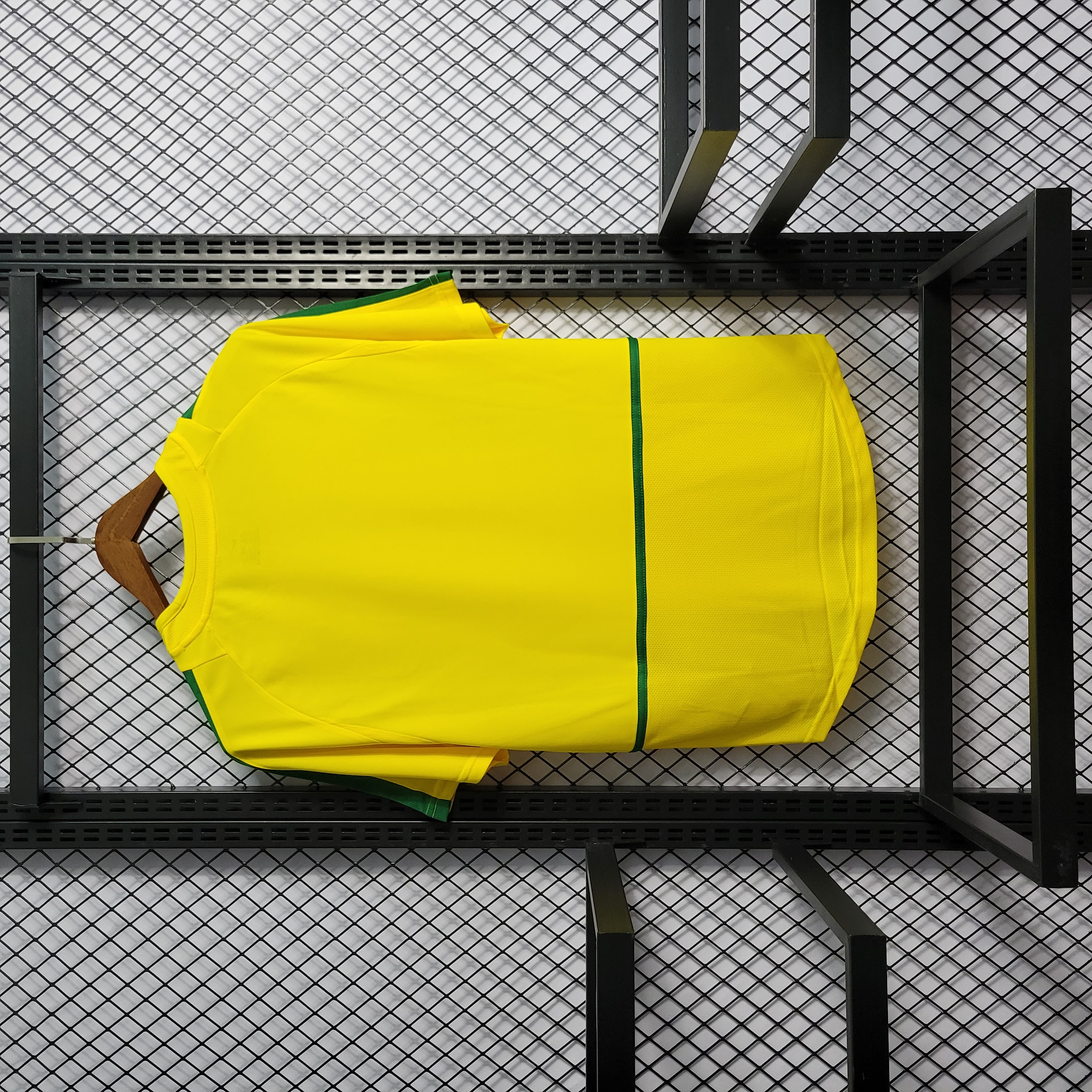 Retro Brazil 2002 Home Stadium Jersey - SOCCERDEALSHOP