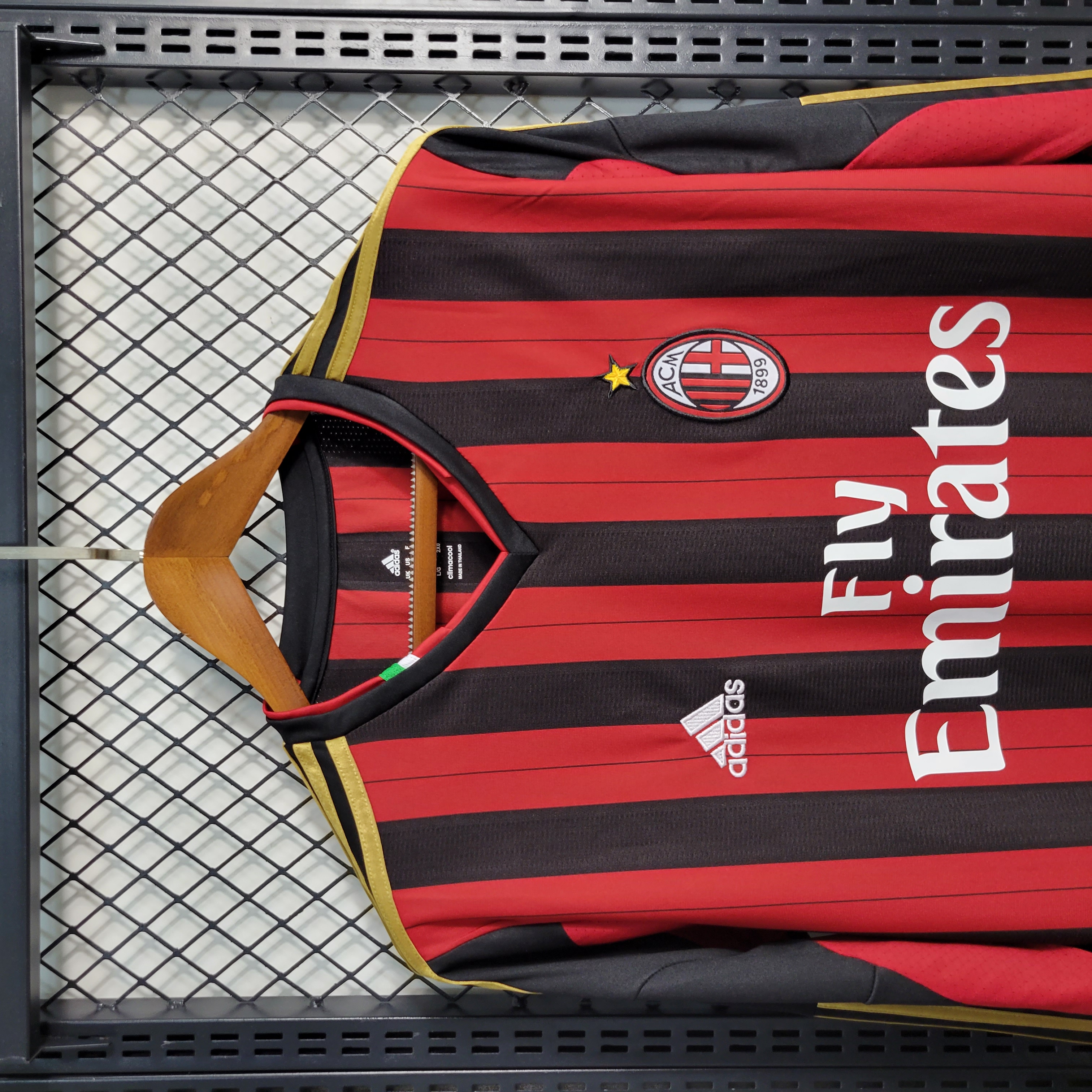 Retro AC Milan 13-14 Home Stadium Long Sleeve Jersey - SOCCERDEALSHOP