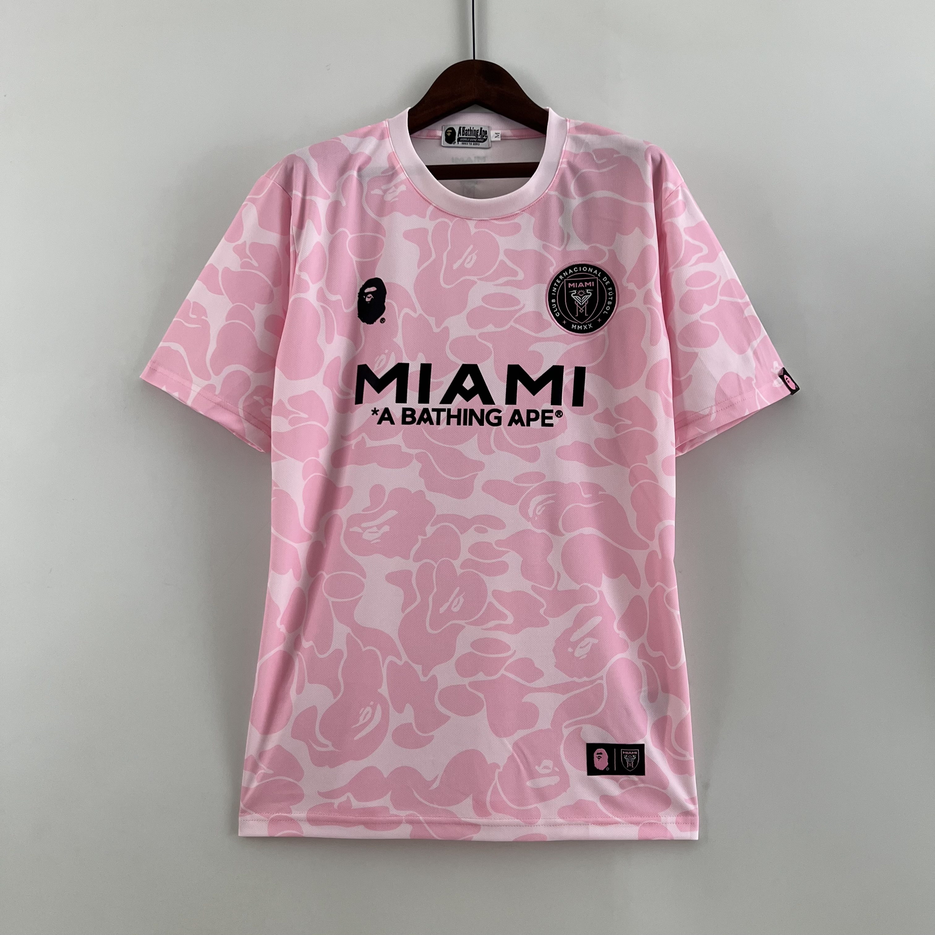 INT M.A.M x A.P.E 23-24 Pink Special Edition Jersey - Fans Version - SOCCERDEALSHOP