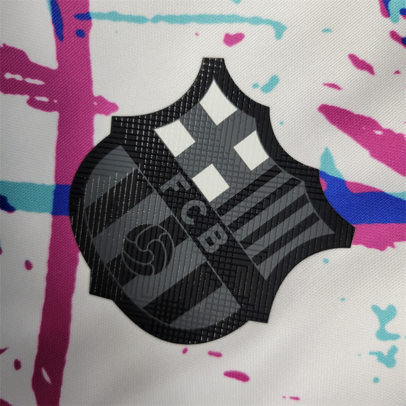 B.A.R.S.A 23/24 White Training Jersey - Fans Version - SOCCERDEALSHOP